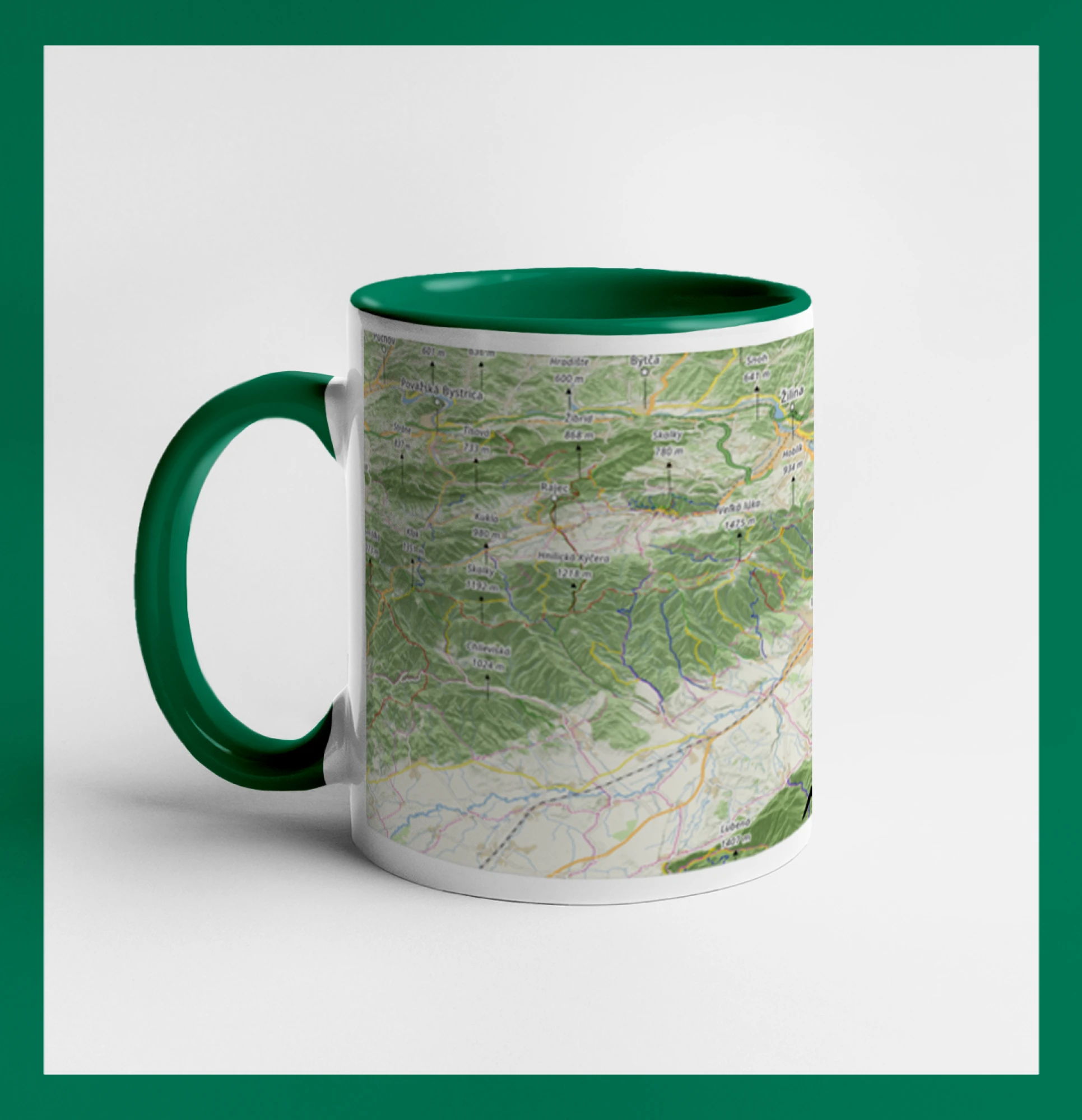 Hrnček mapa Malá Fatra