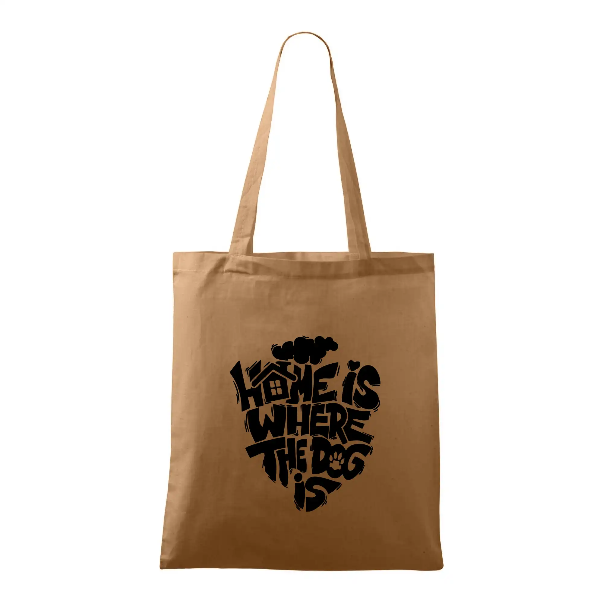 Ostatné psie plemená - Home is where the dog - Taška bavlnená