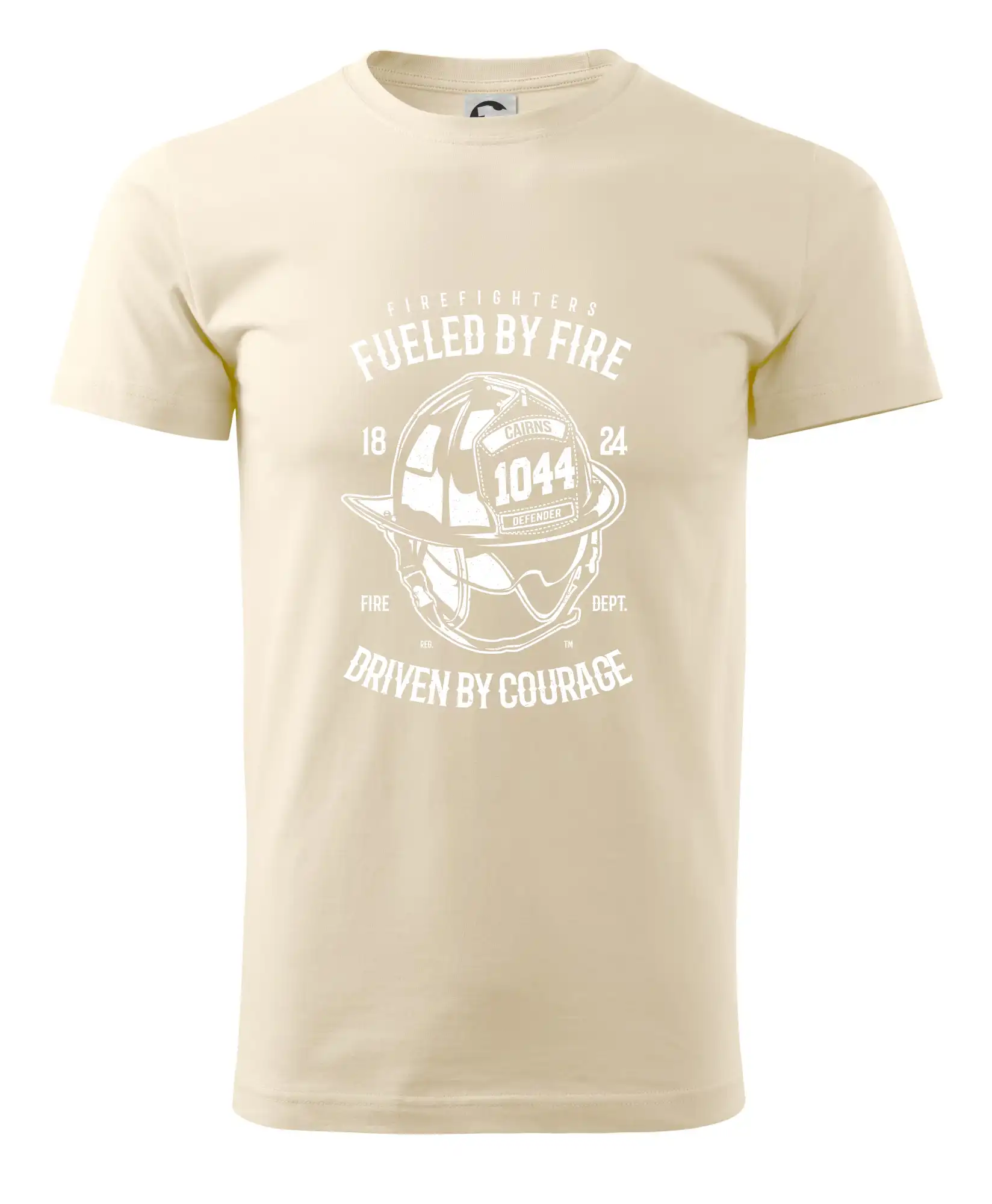 Originálne tričká pre hasičov - Fueled By Fire - Pánske tričko nižšej gramáže