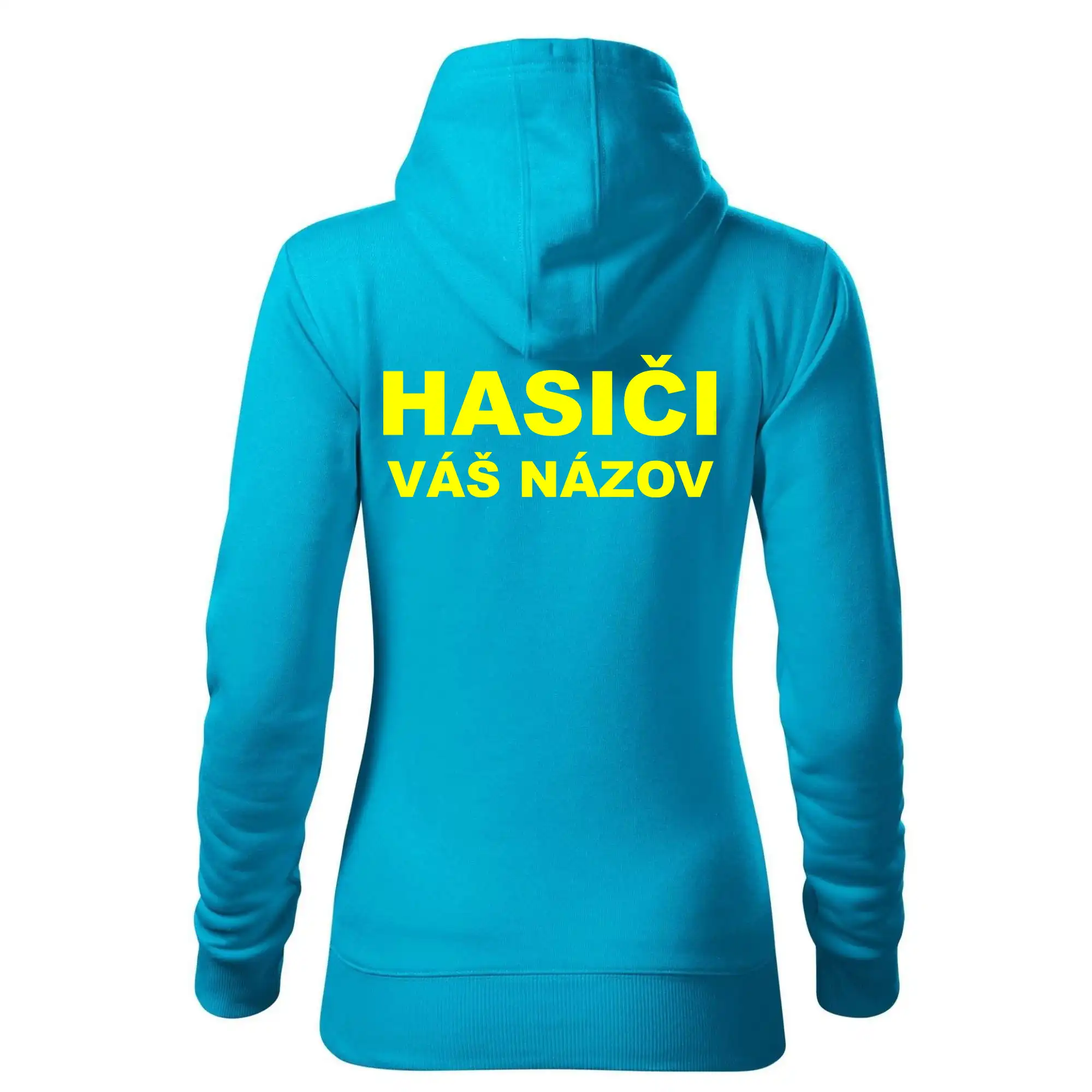 Hasiči - žltý nápis - váš názov zboru