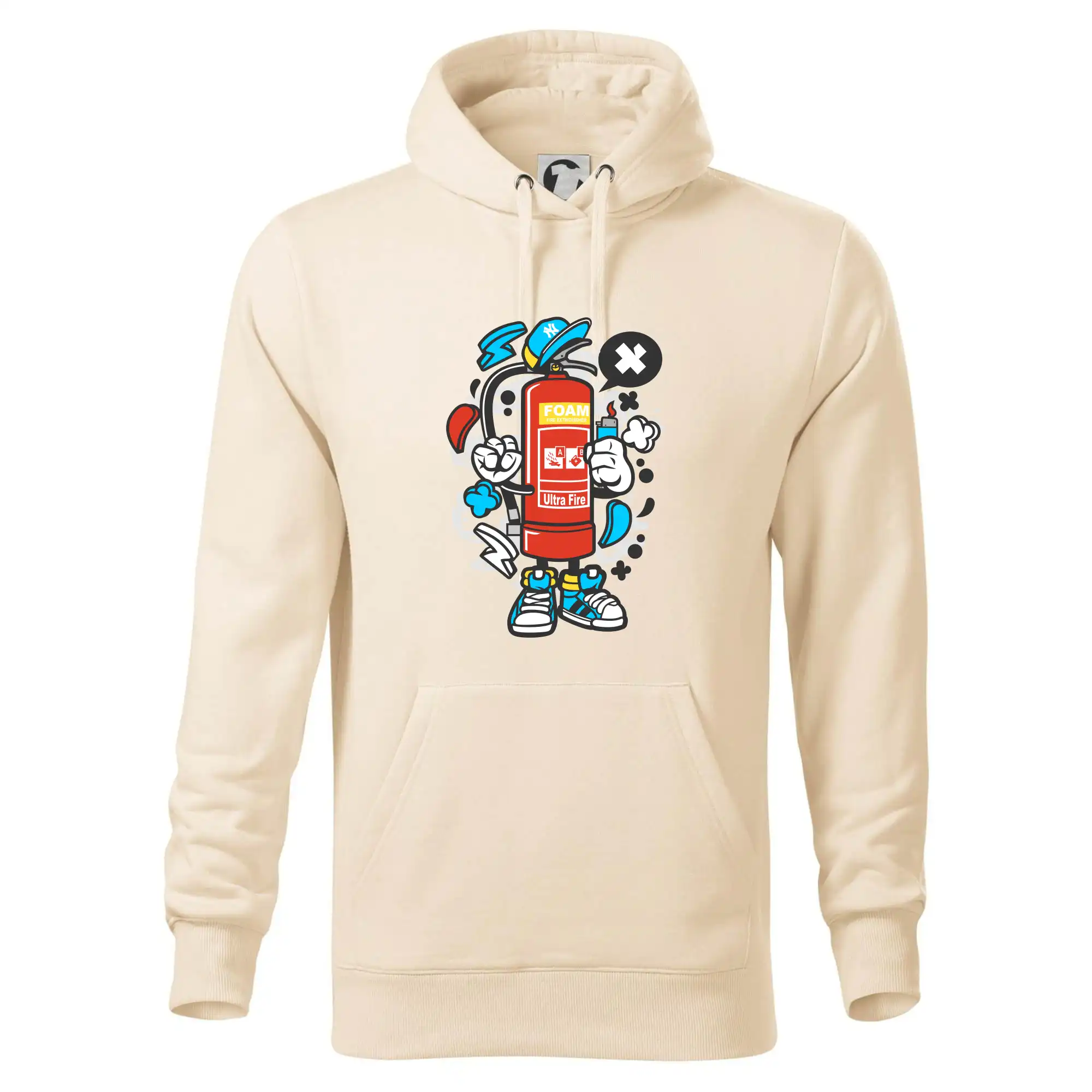 Originálne tričká pre hasičov - Hasičňák - Mikina pánska Cape s kapucňou