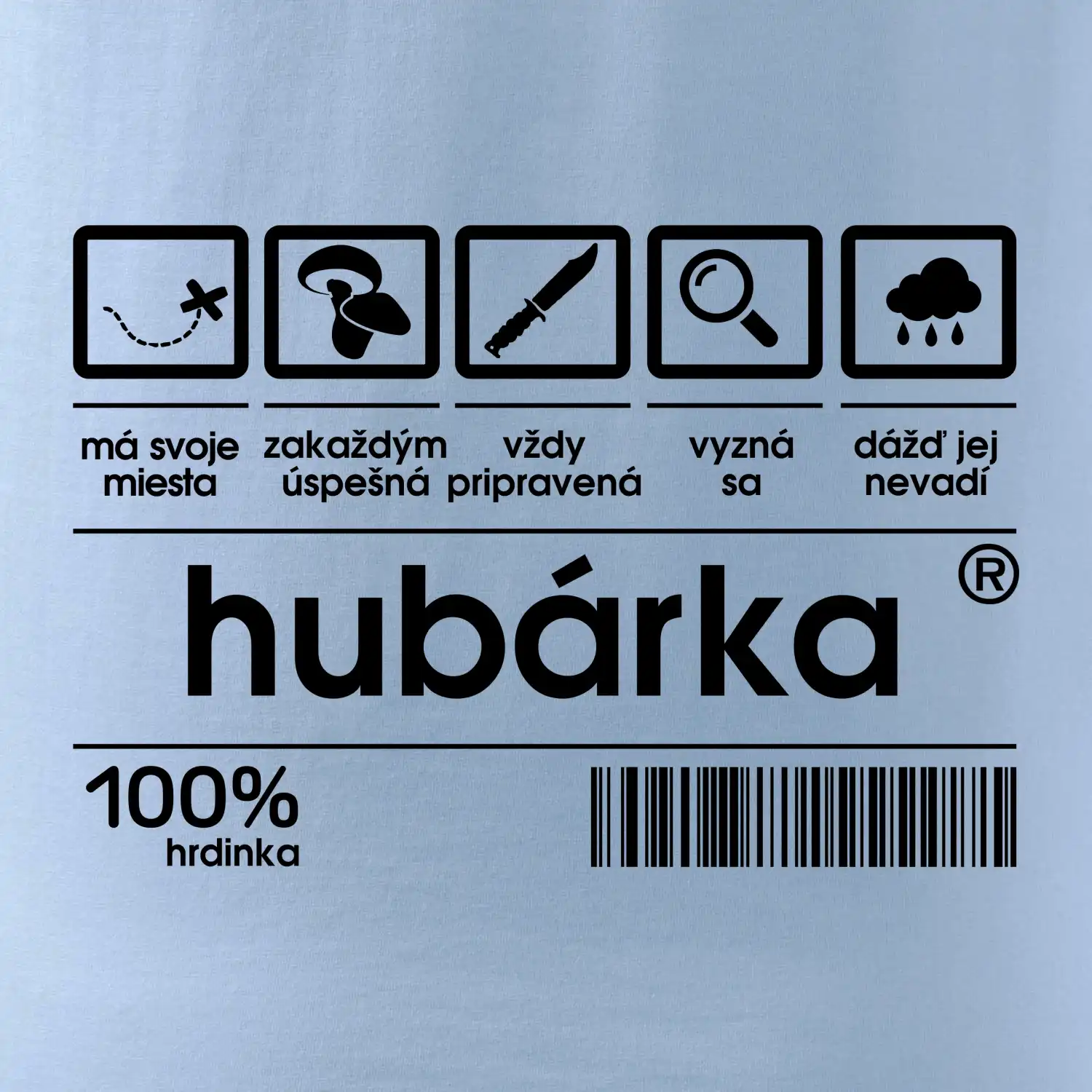Čiarový kód Hubárka
