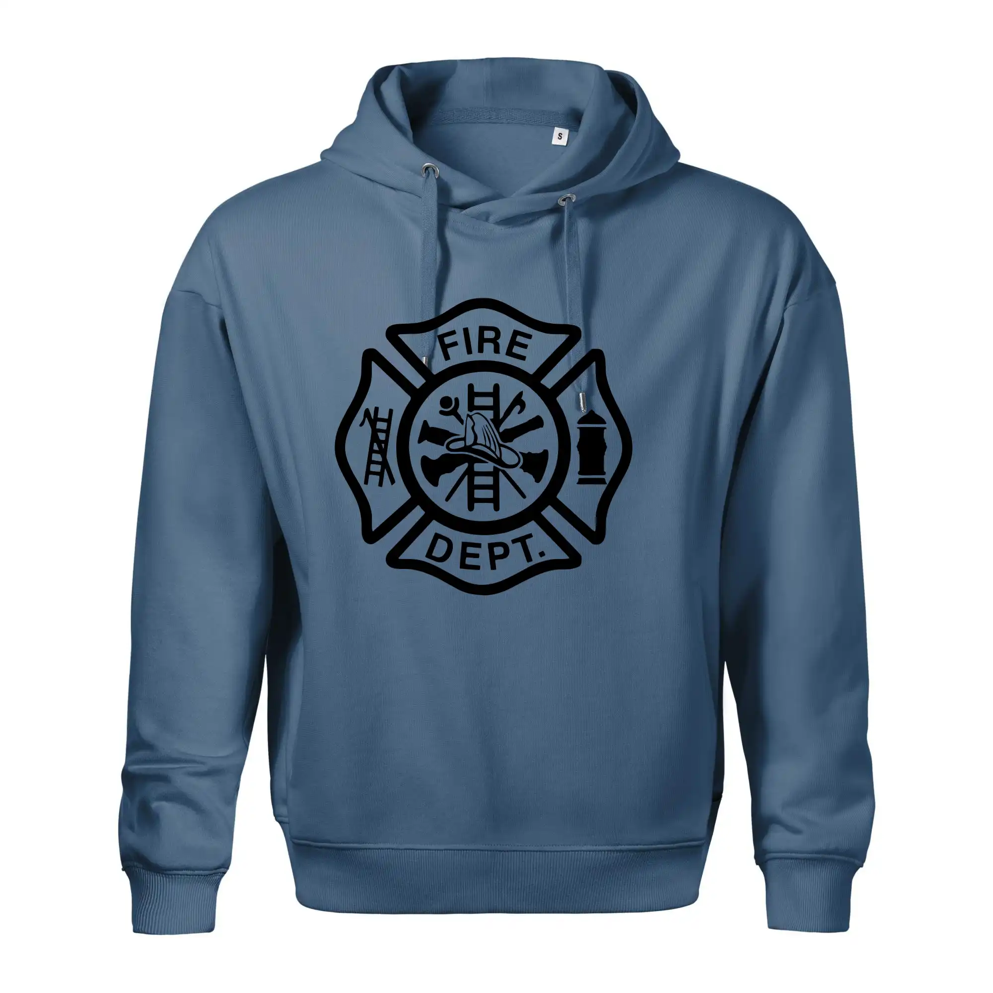 Originálne tričká pre hasičov - Fire dept. logo - Oversized mikina pánska Moon - kratšia + širšia
