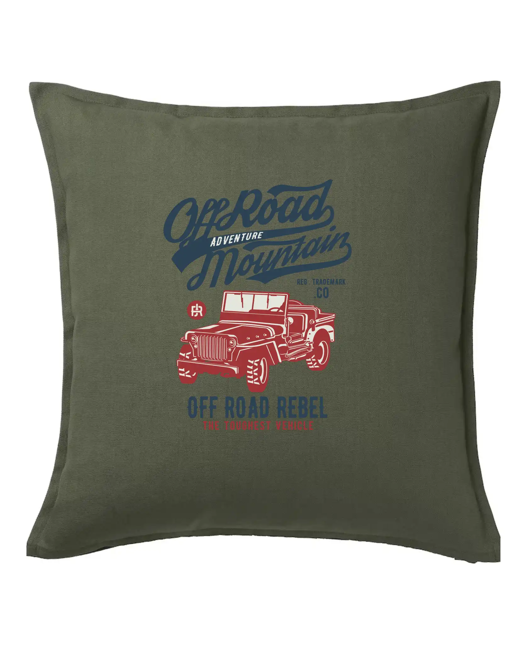 Auto tričká - Off Road Jeep - Vankúš 50x50