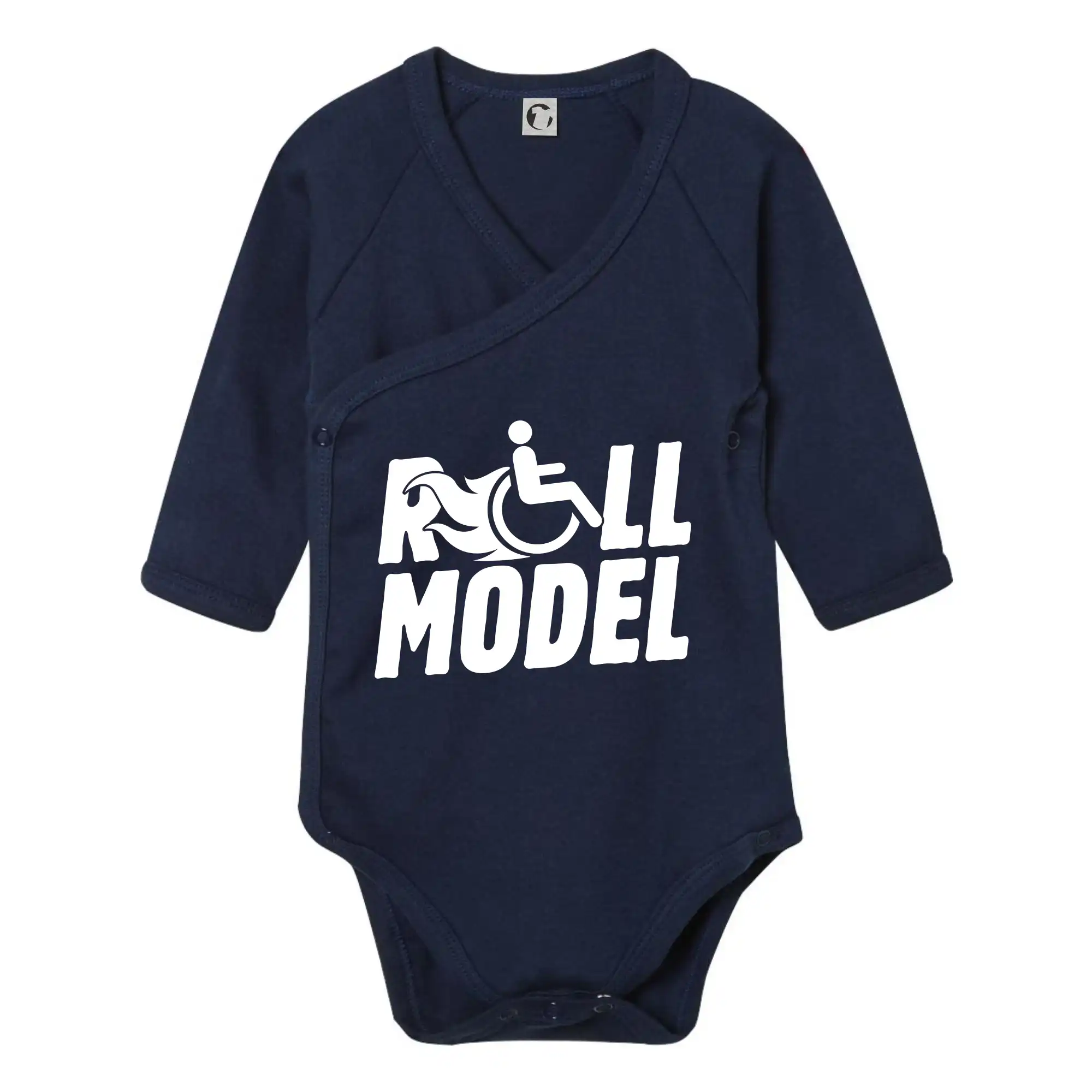 Roll model - Body zavinovacie s dlhým rukávom