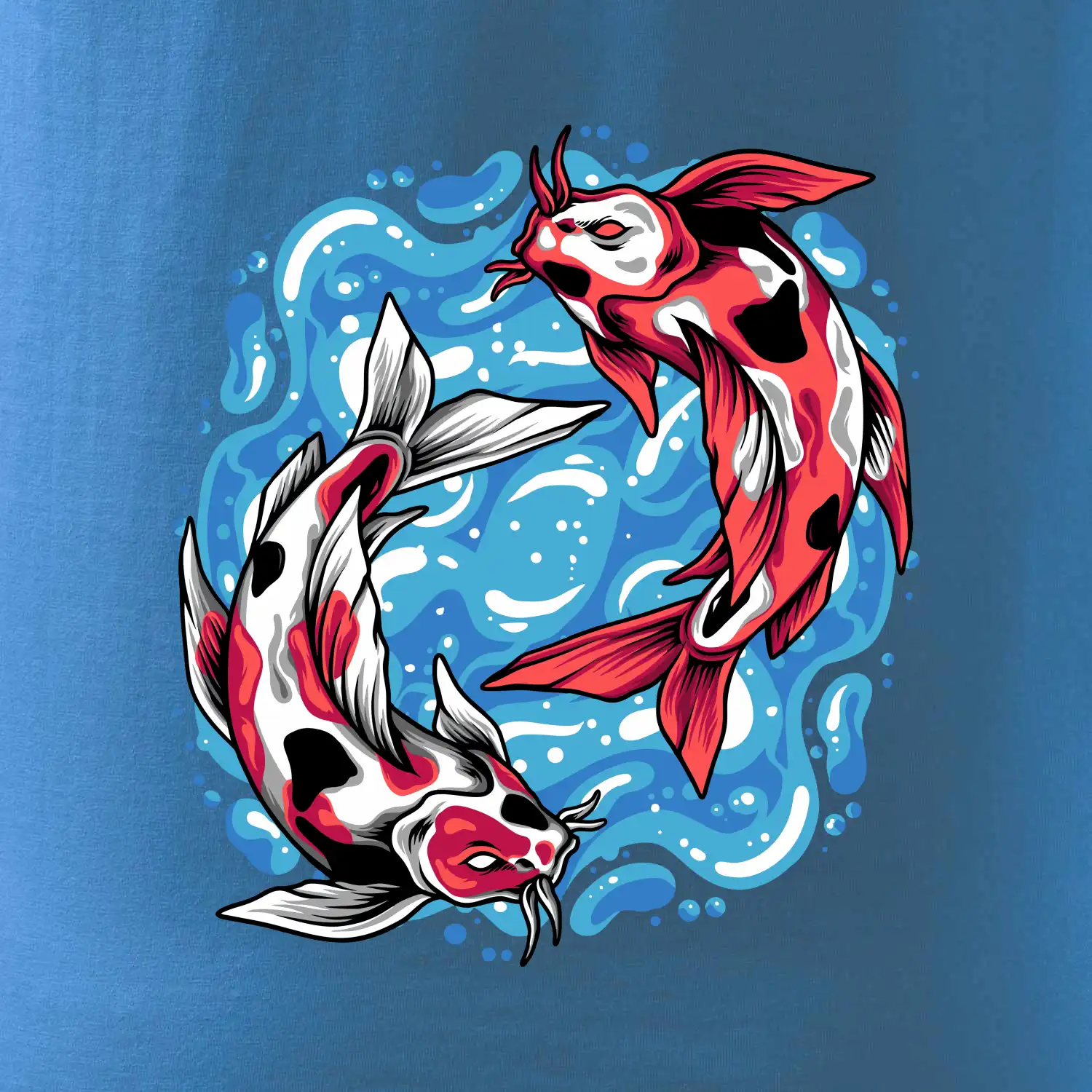 Yin & Yang Koi kapr - červený