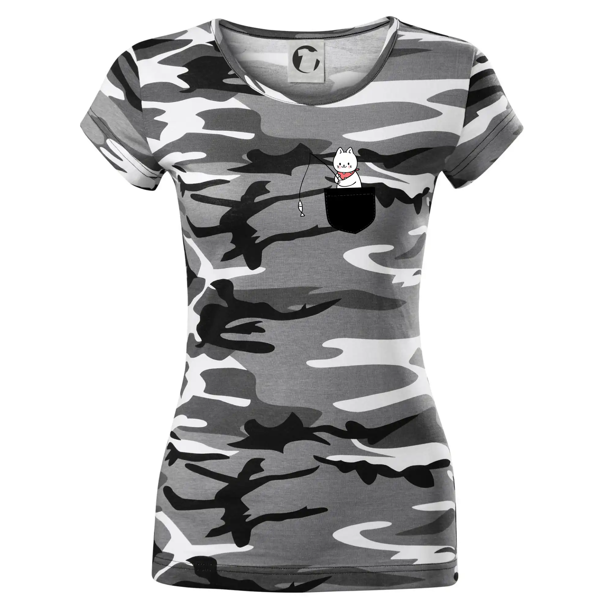 Kočka s rybou v kapse