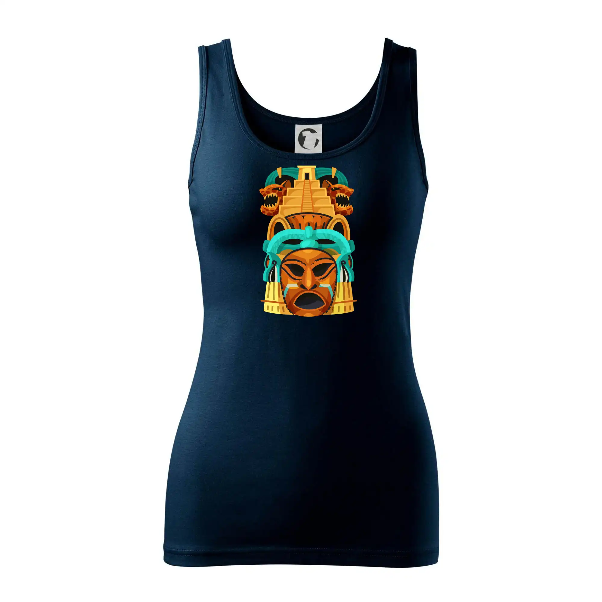 Mayové maska s pyramidou