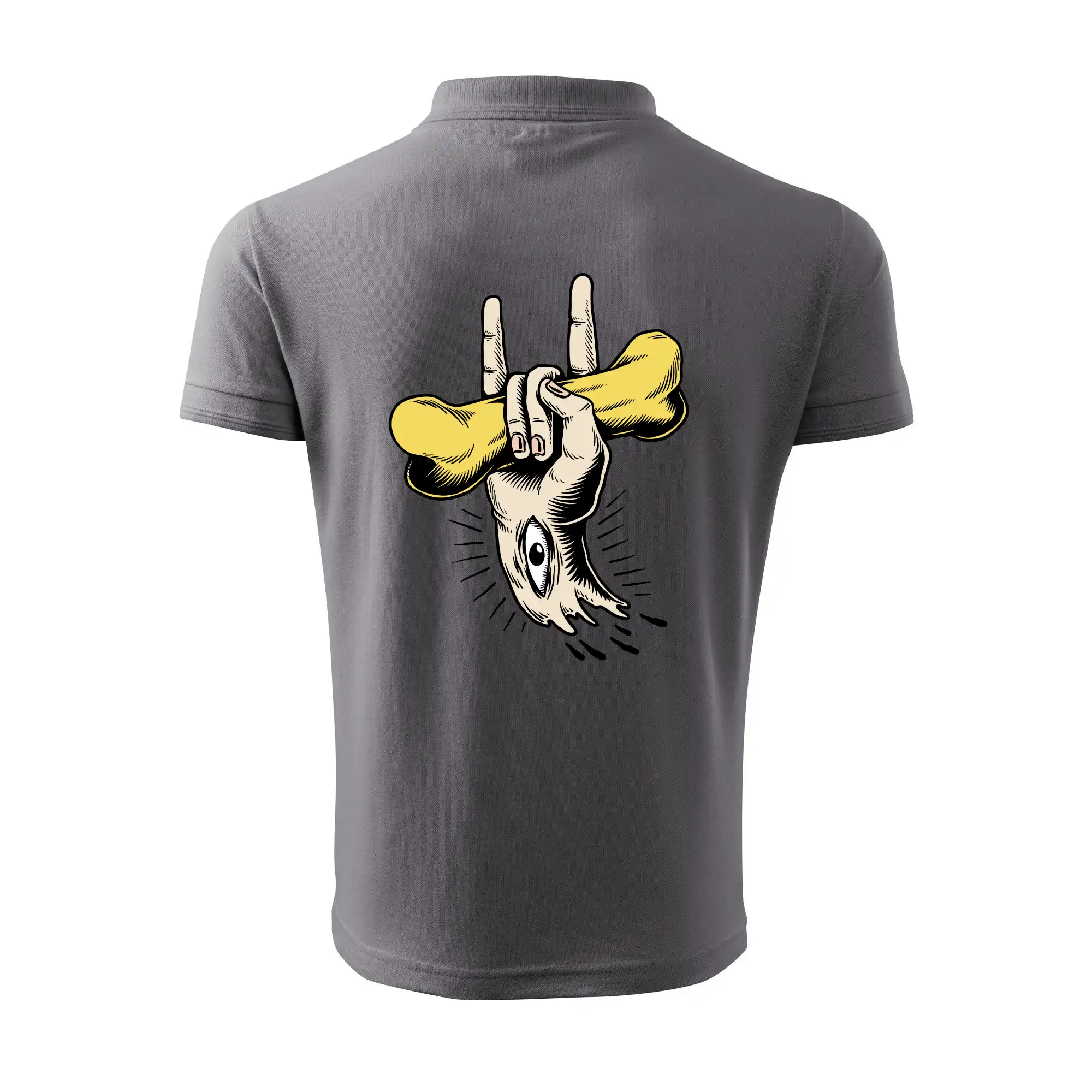 Rocková ruka kost a oko