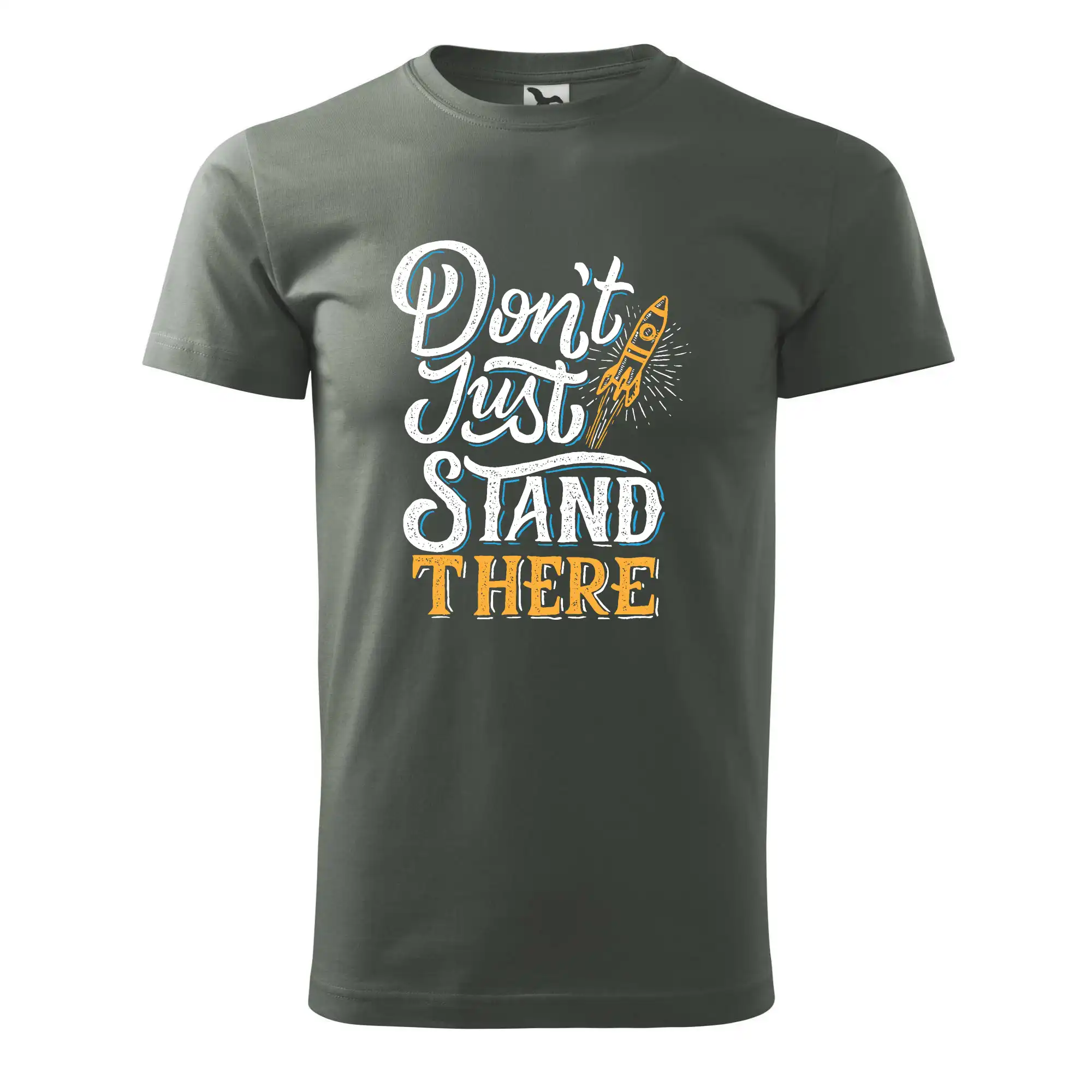 Vesmirne tričká - Don't Just Stand There - Pánske tričko nižšej gramáže