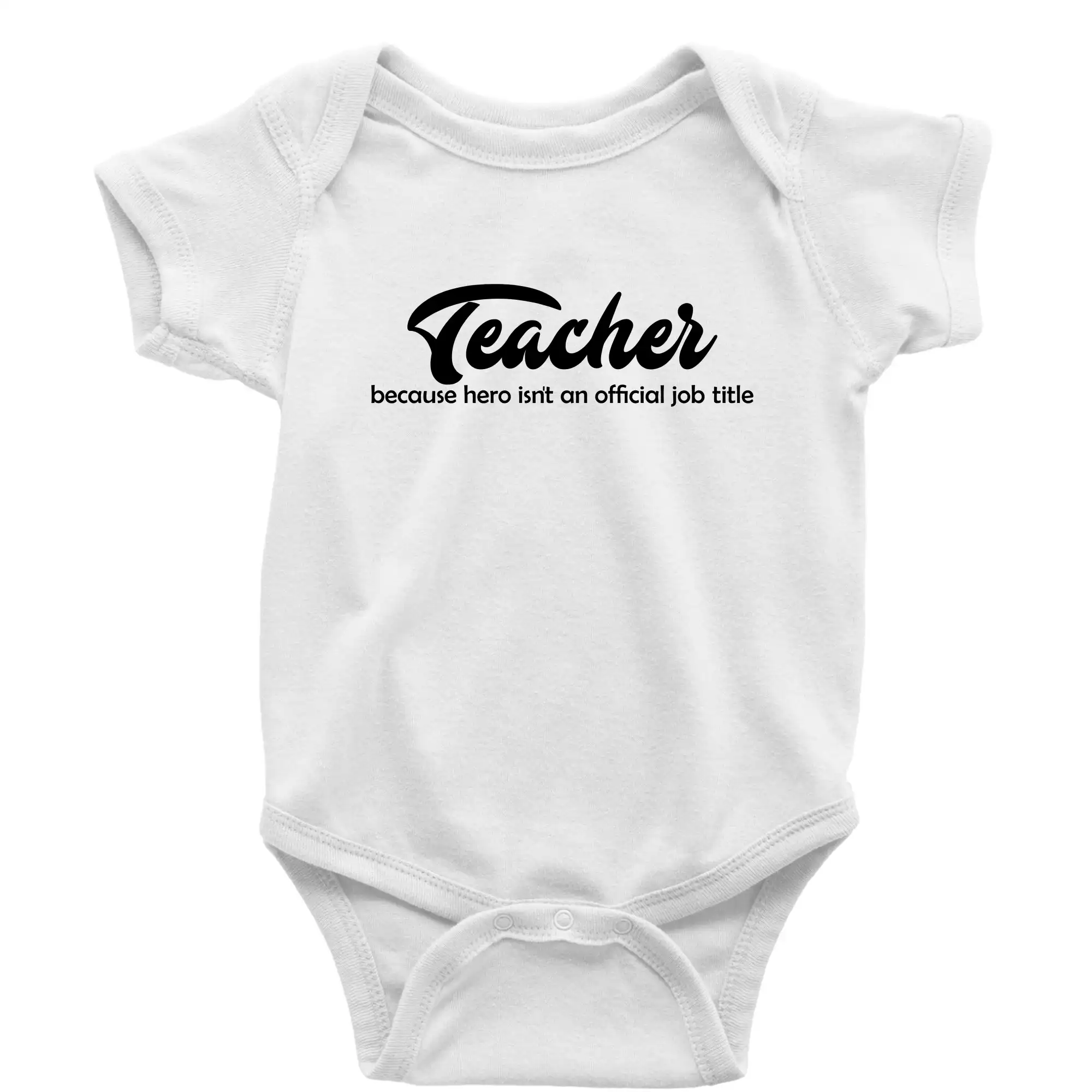 Učiteľské tričká - Teacher title - Body dojčenské s krátkym rukávom