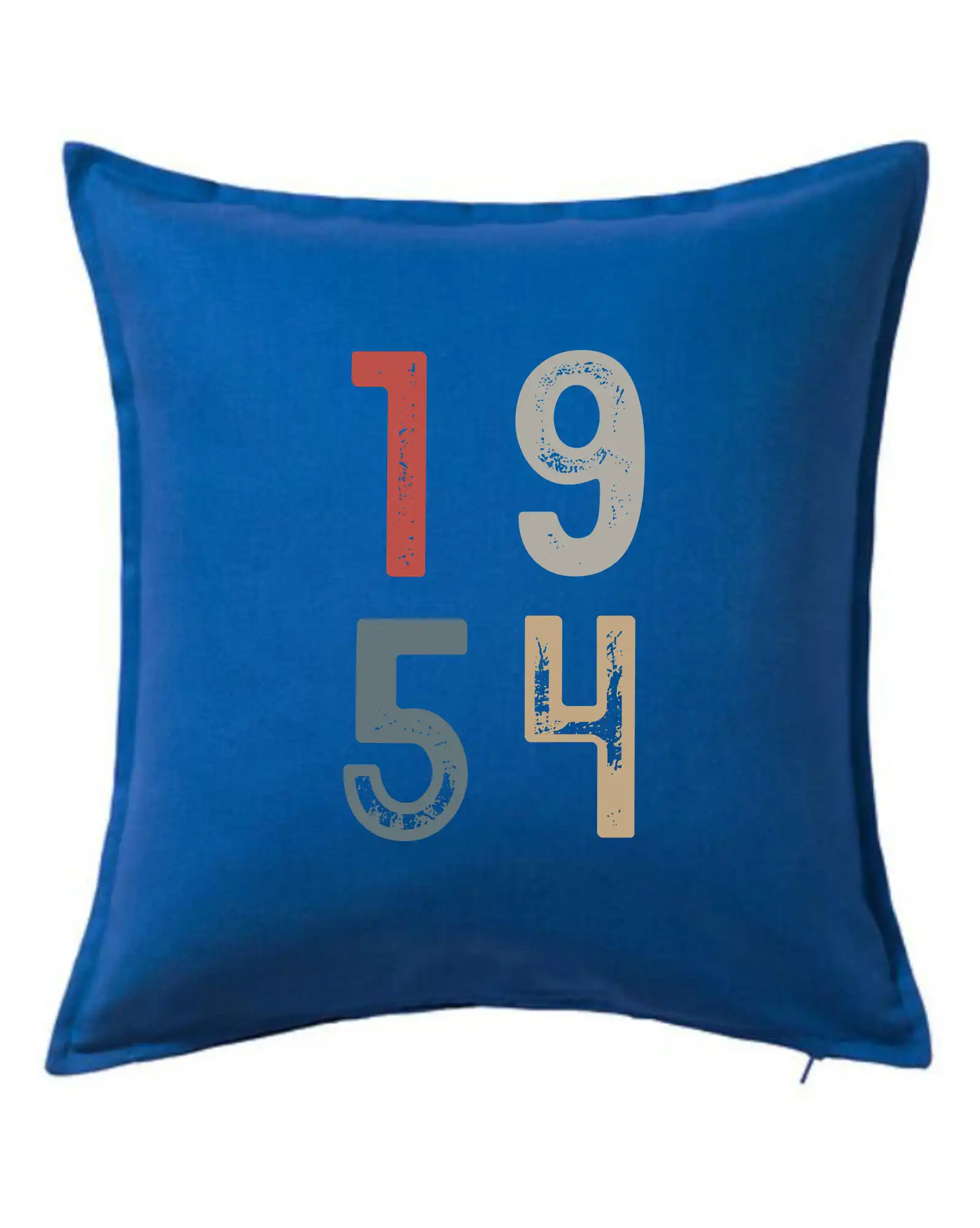 Tričká k narodeninám - Vintage číslica 1954 - Vankúš 50x50