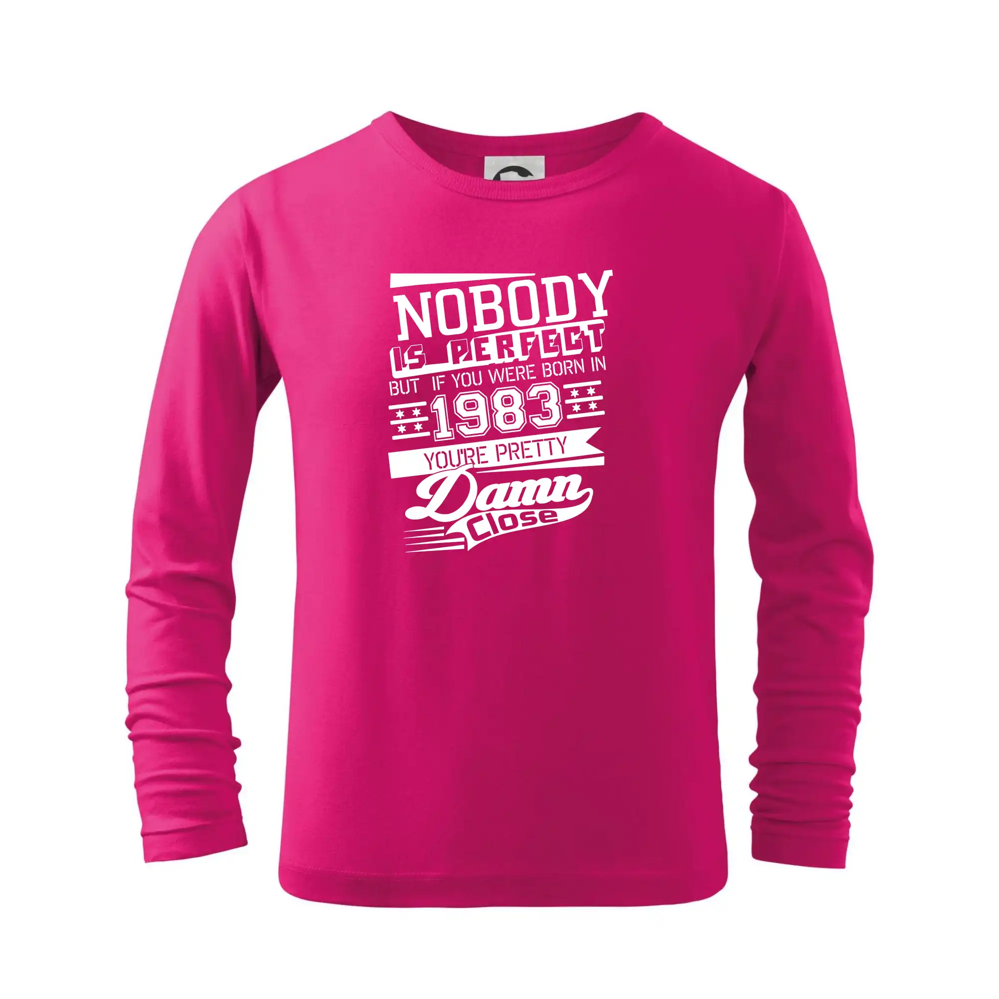Tričká k narodeninám - Nobody is perfect - 1983 - Tričko detské Long Sleeve