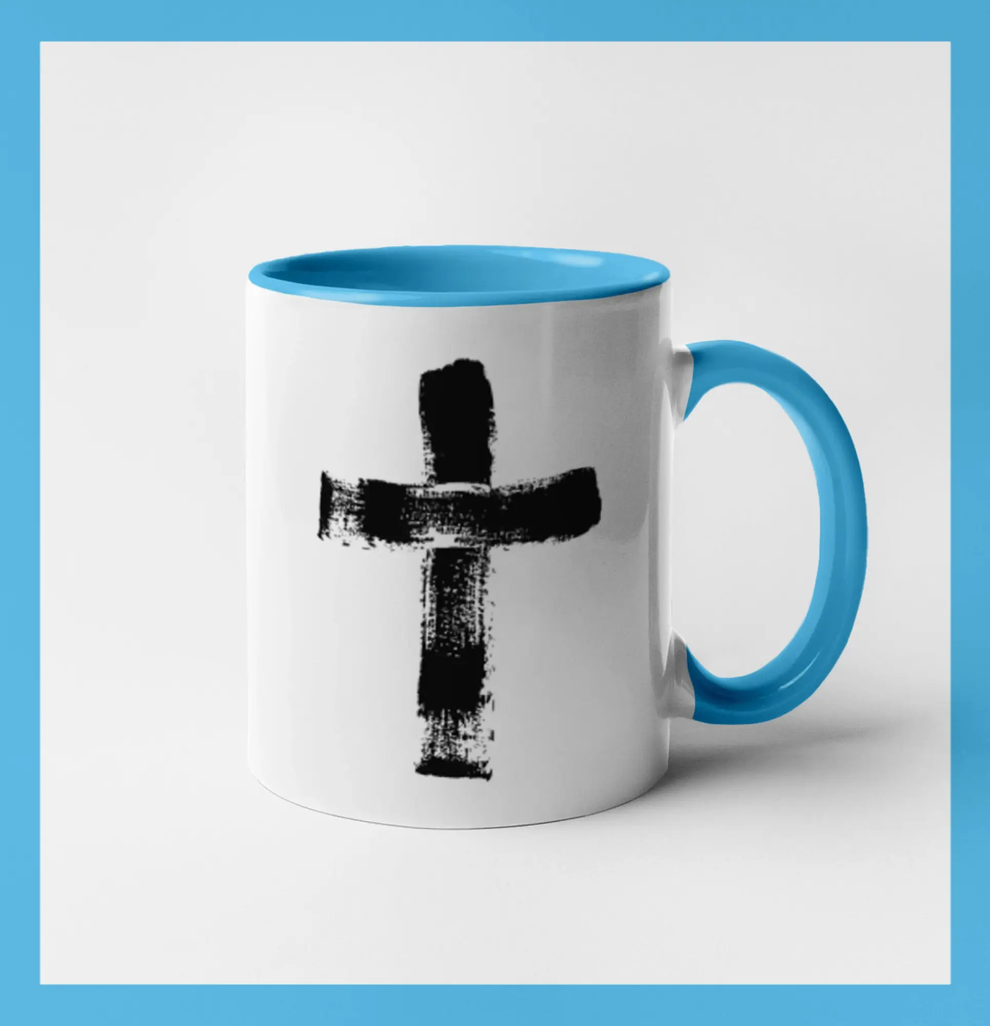 Jesus kríž štetcom