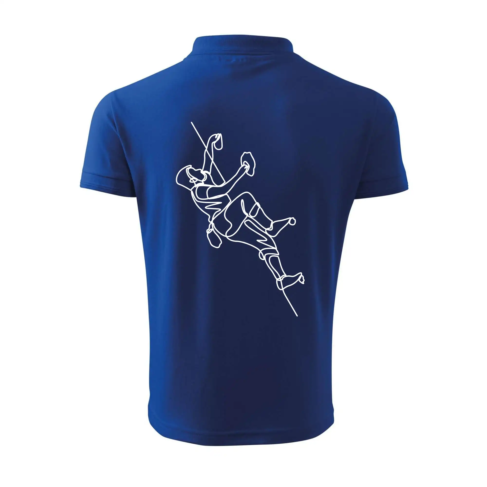 Lezecká stěna jedním tahem