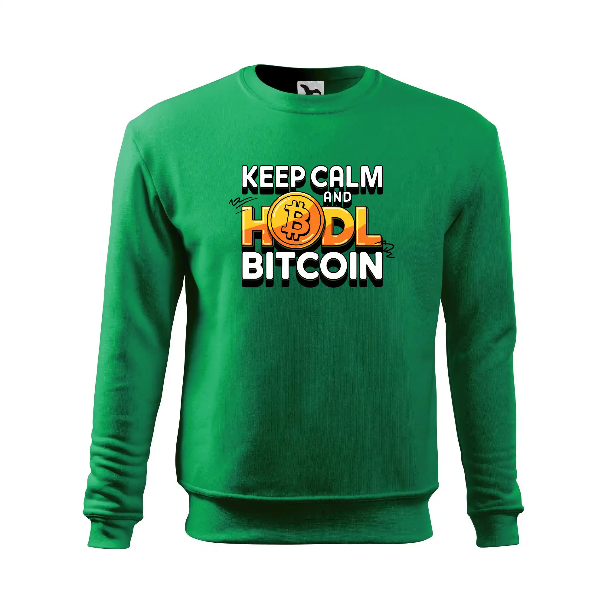 3D nápis Keep Calm and HODL Bitcoin