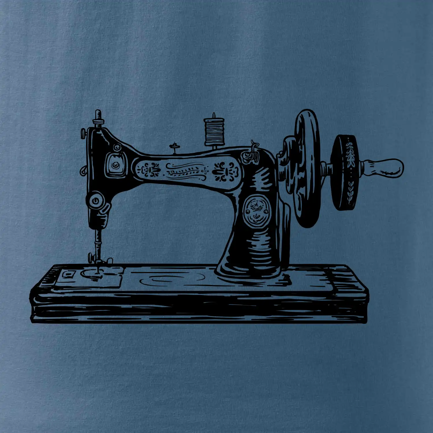 Šicí stroj - starý kreslený