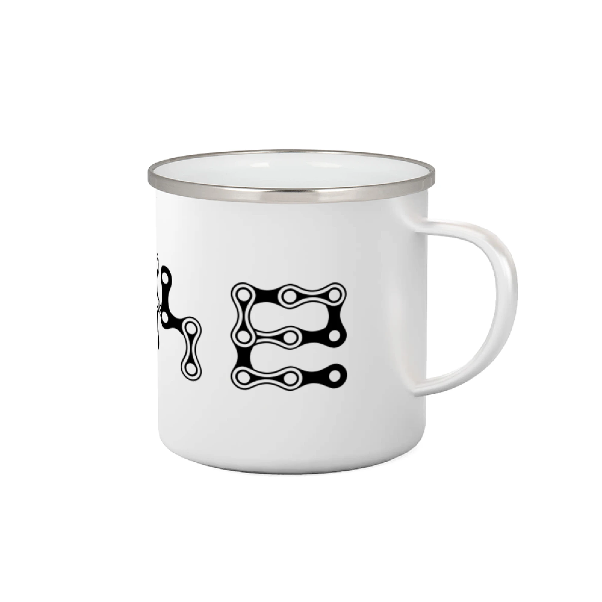 Tričko ako darček pre cyklistu - Bike nápis reťaz - Plecháčik