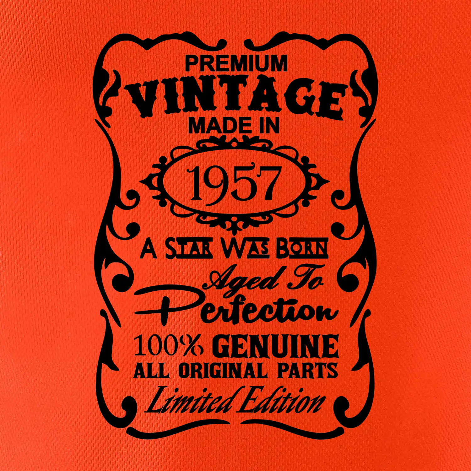 Vintage Etiketa - 1957