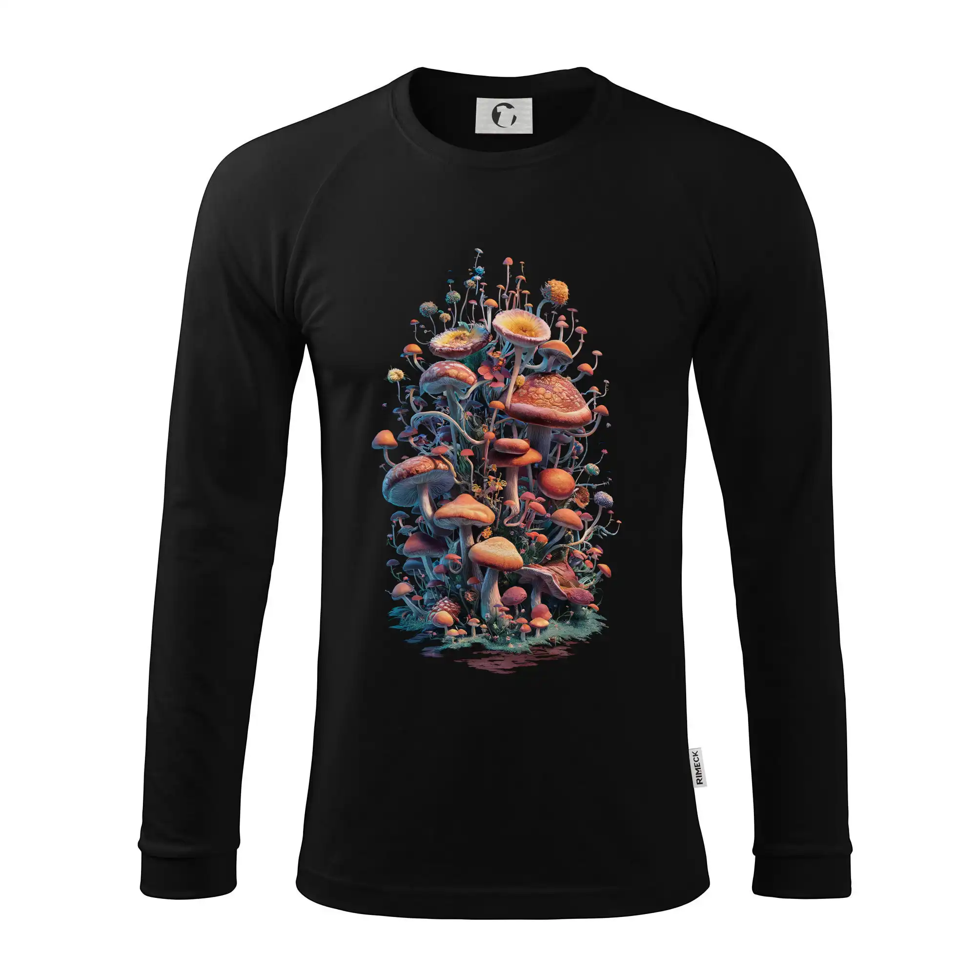 Tričká s motívmi ktoré frčia na internete - Goblincore  mushrooms and tiny creatures - Pánske tričko s dlhým rukávom LS130