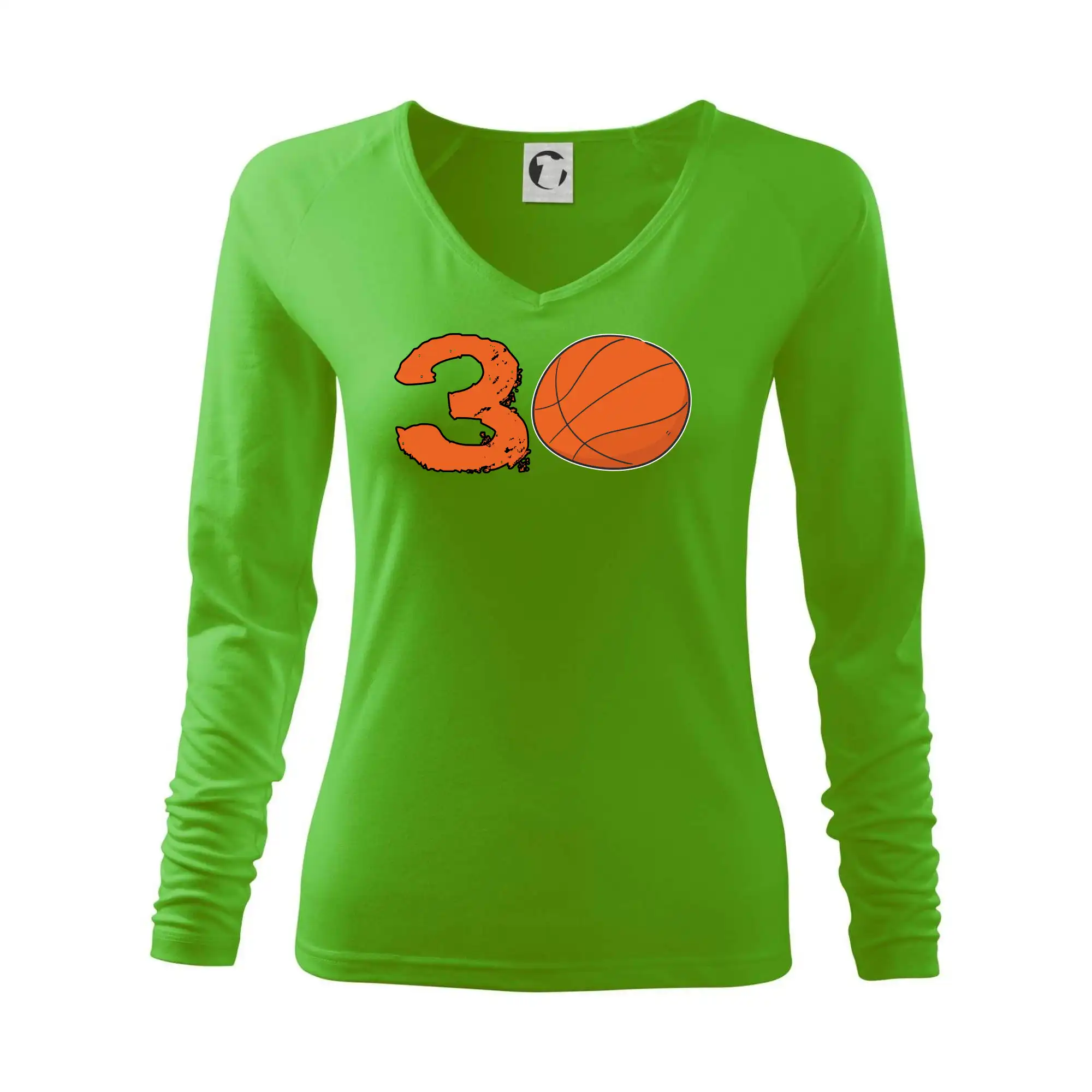Basketbalová tričká - Basketball okrúhle narodeniny 30 - Tričko dámske Elegance