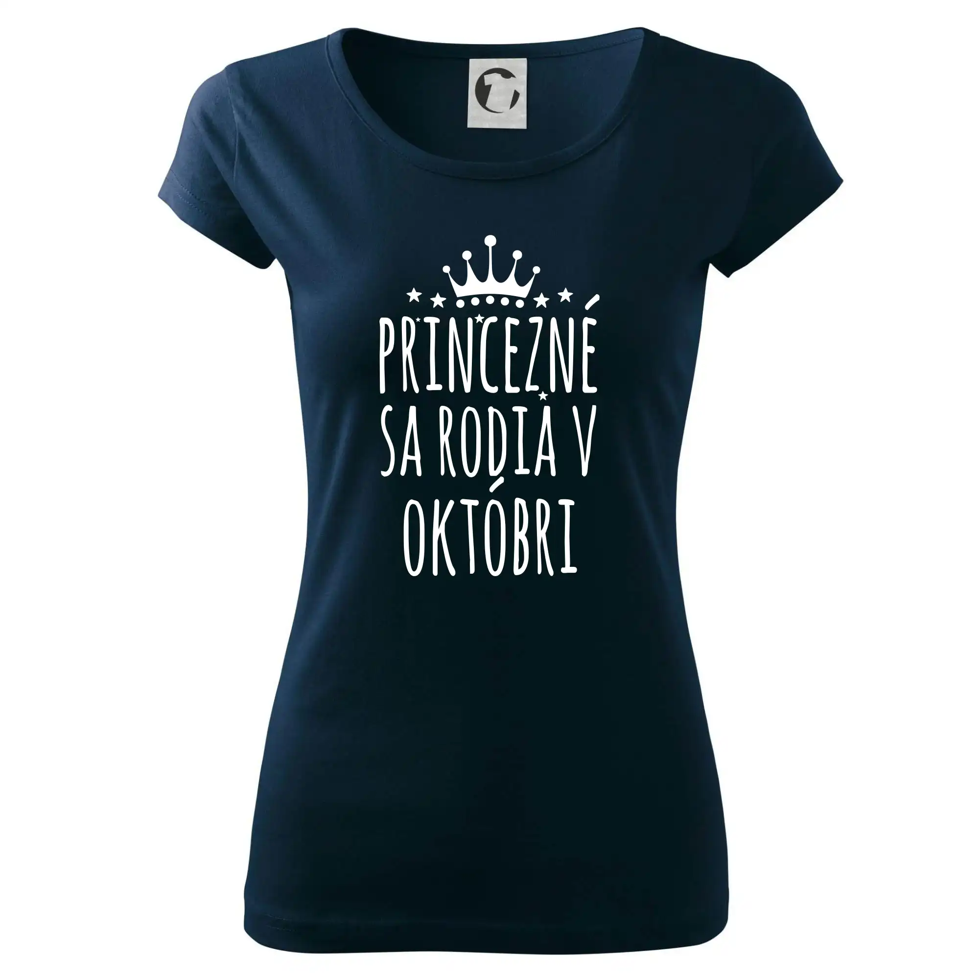 Tričká pre narodených v septembri - Princezné sa rodia v septembri - Dámske tričko Pure