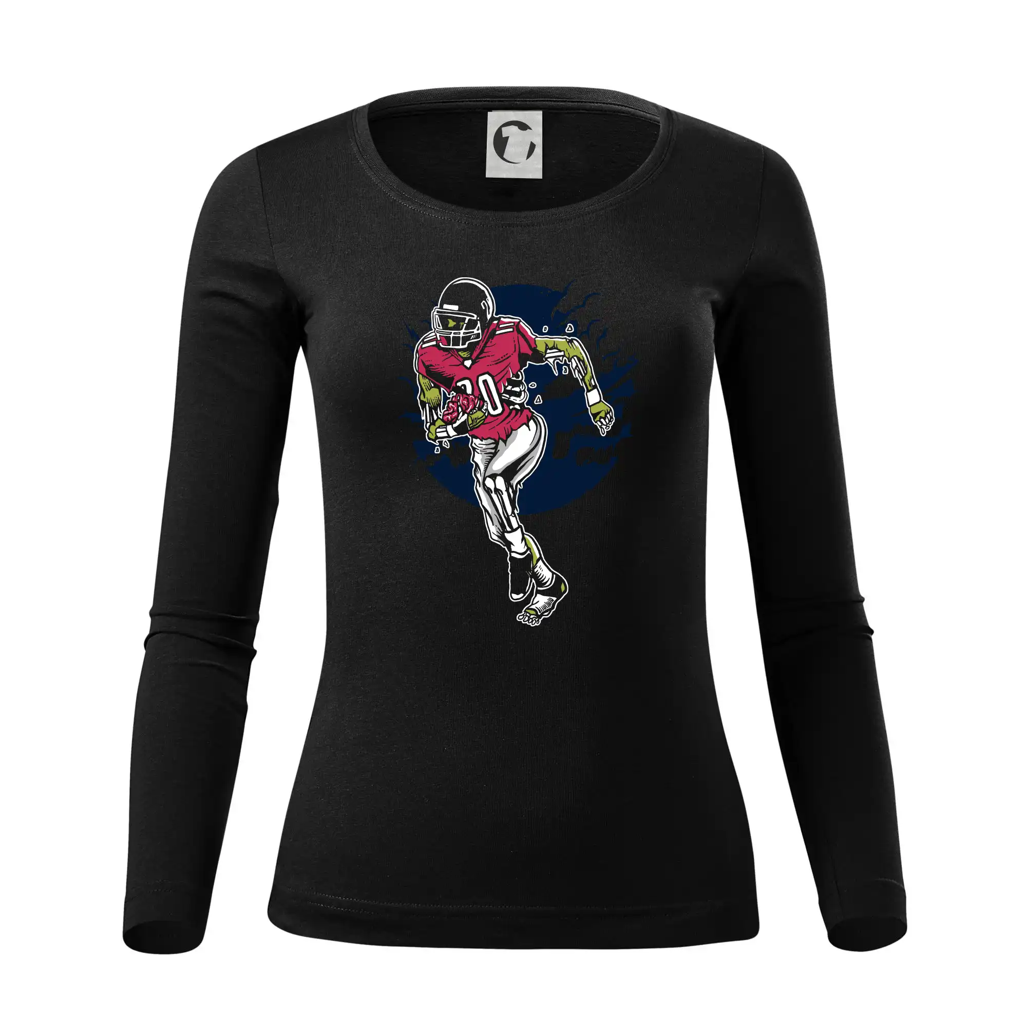 Tričká pre futbalistov - Zombie Football - Dámske tričko FIT-T LS - zužené