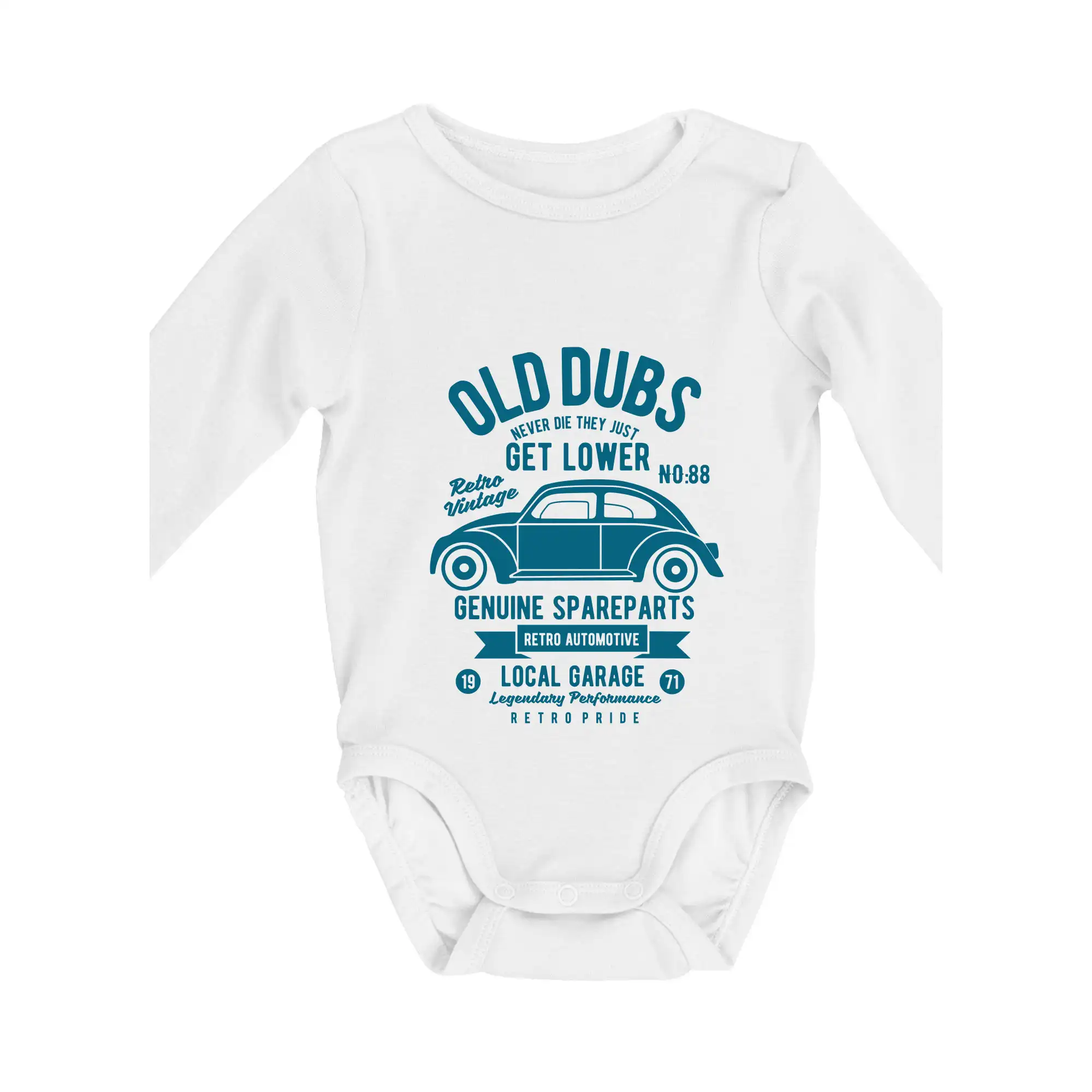 Auto tričká - Old Dubs - Body dojčenské s dlhým rukávom