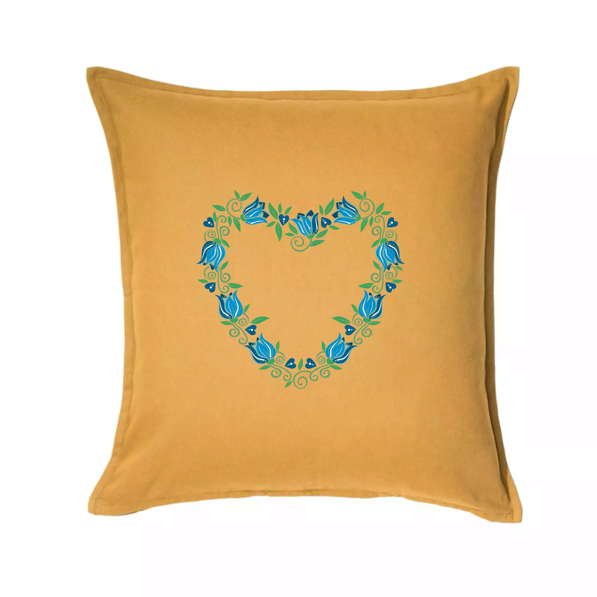 Modré tulipánové srdiečko (Pecka design)