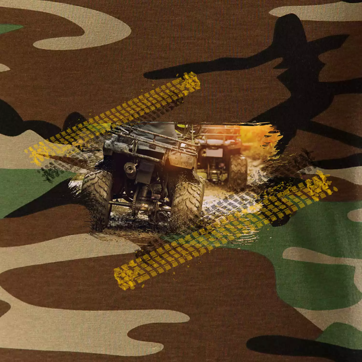 ATV čtyřkolka v bahně