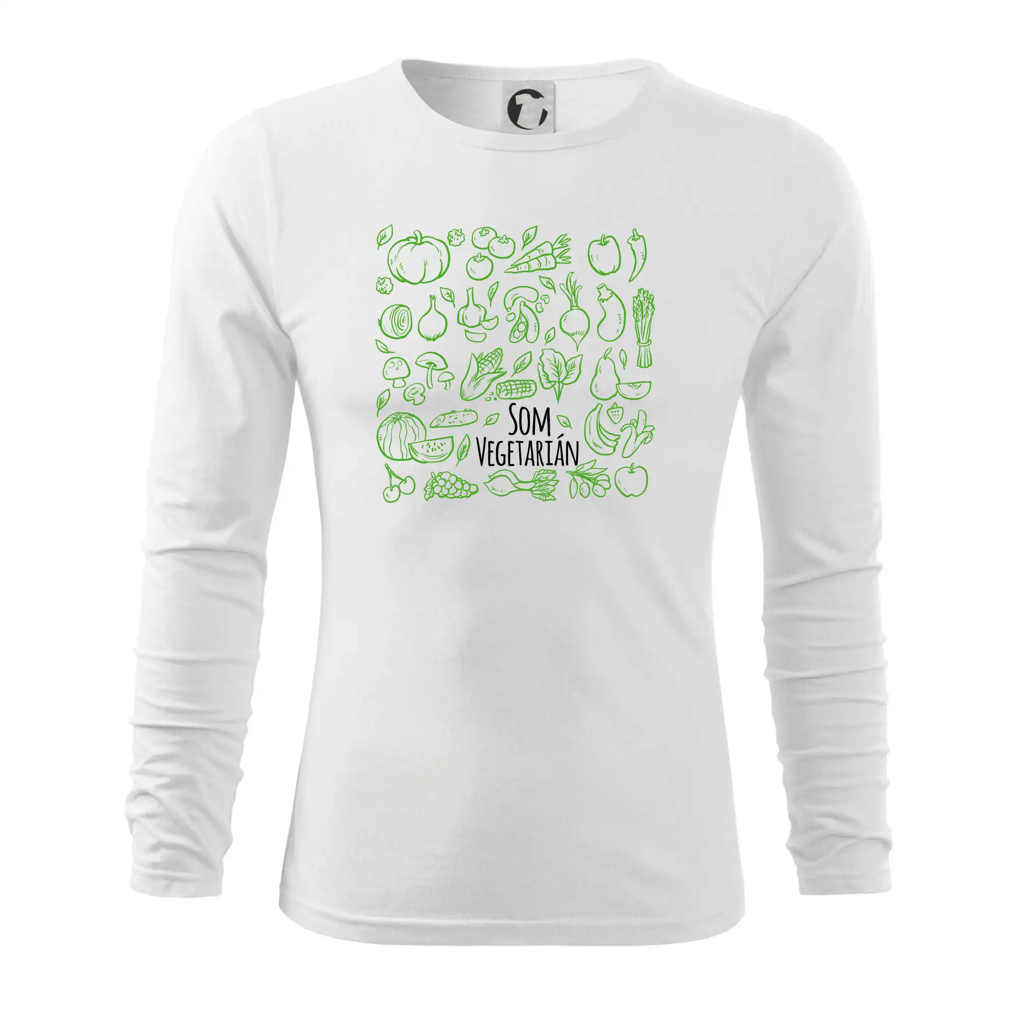 Som vegetarián - zelenina vo štvorci