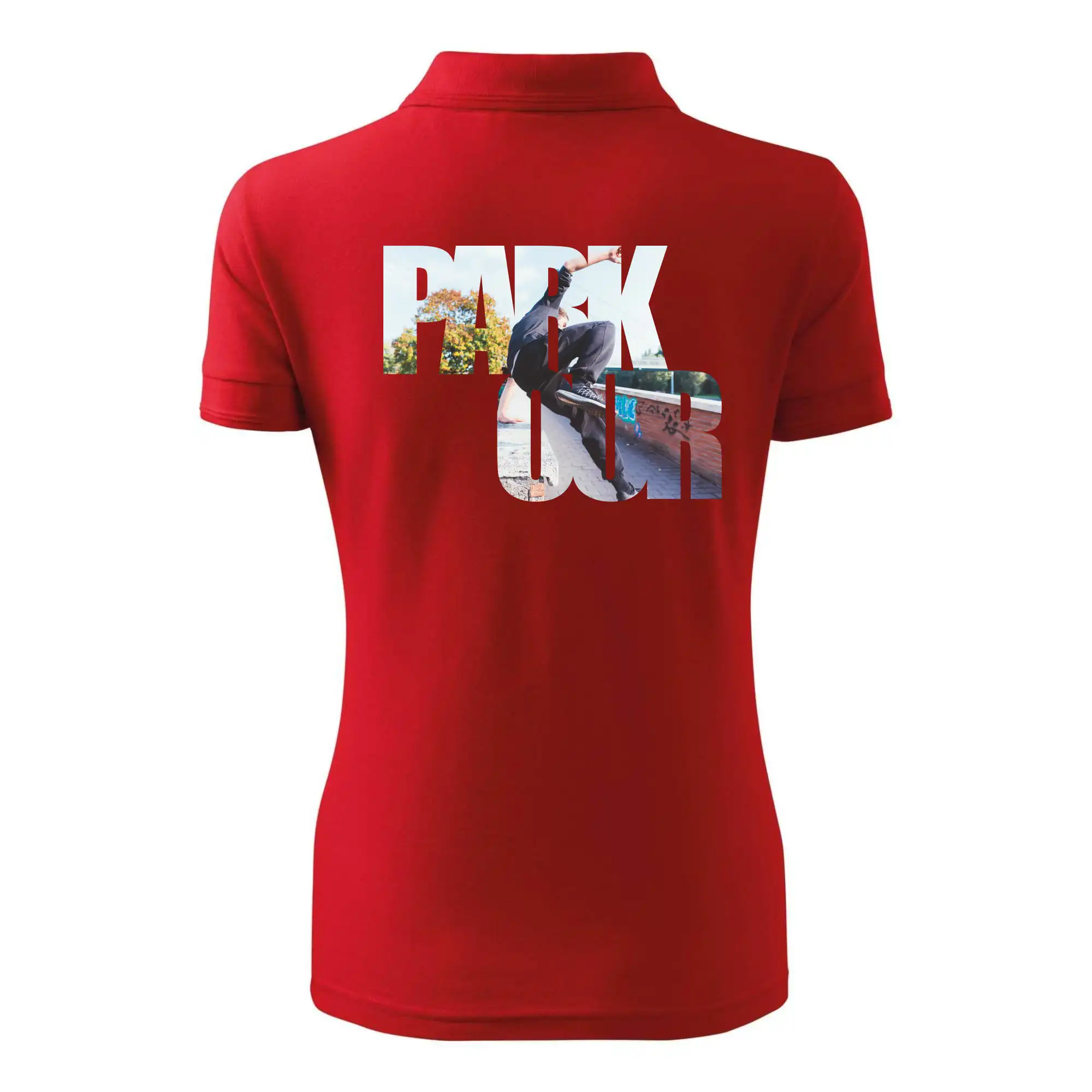 Parkour nápis ve městě