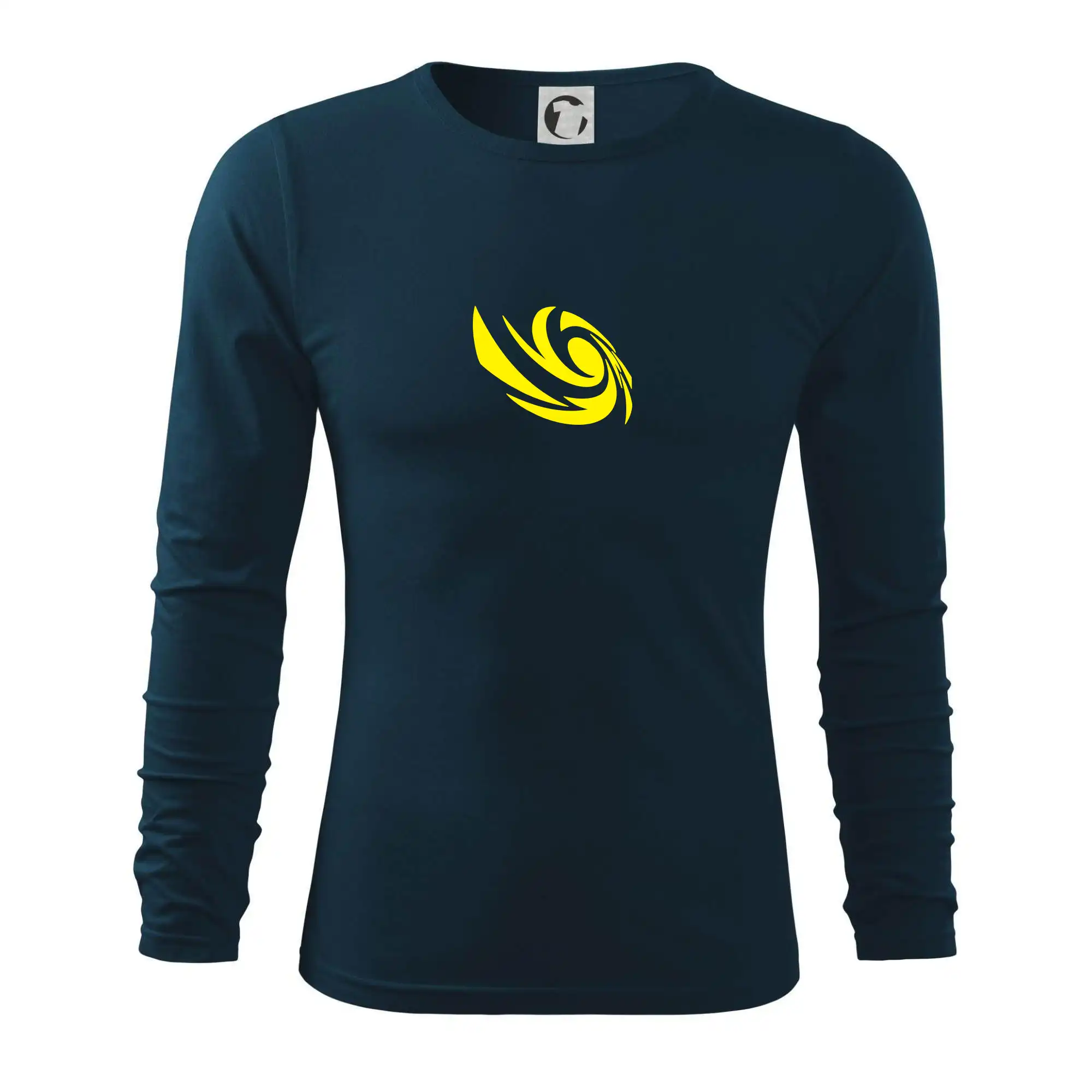 Tričká, mikiny a šiltovky pre Youtubery - Vortex logo samostatné - Tričko s dlhým rukávom FIT-T long sleeve