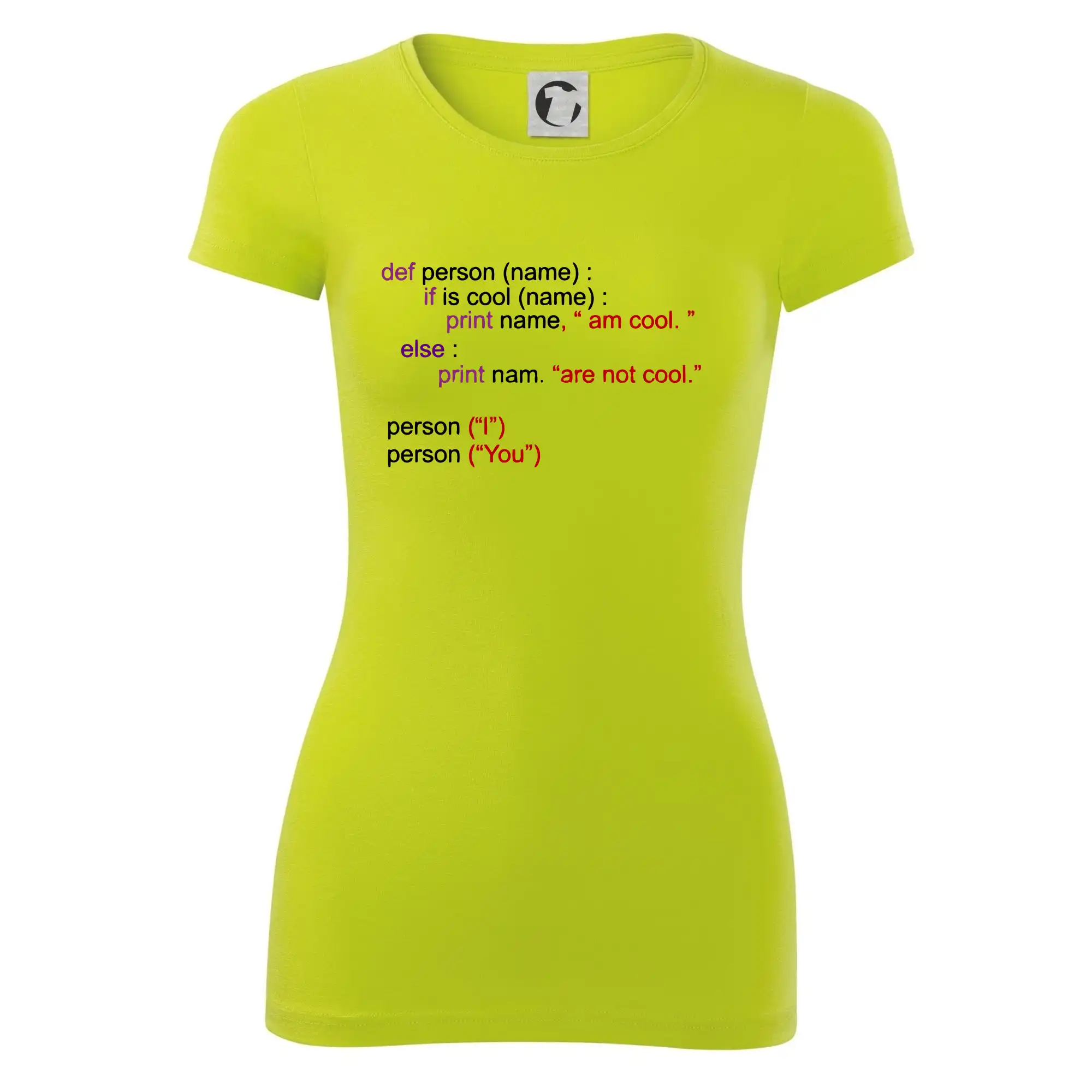 Python I am cool, You are not cool