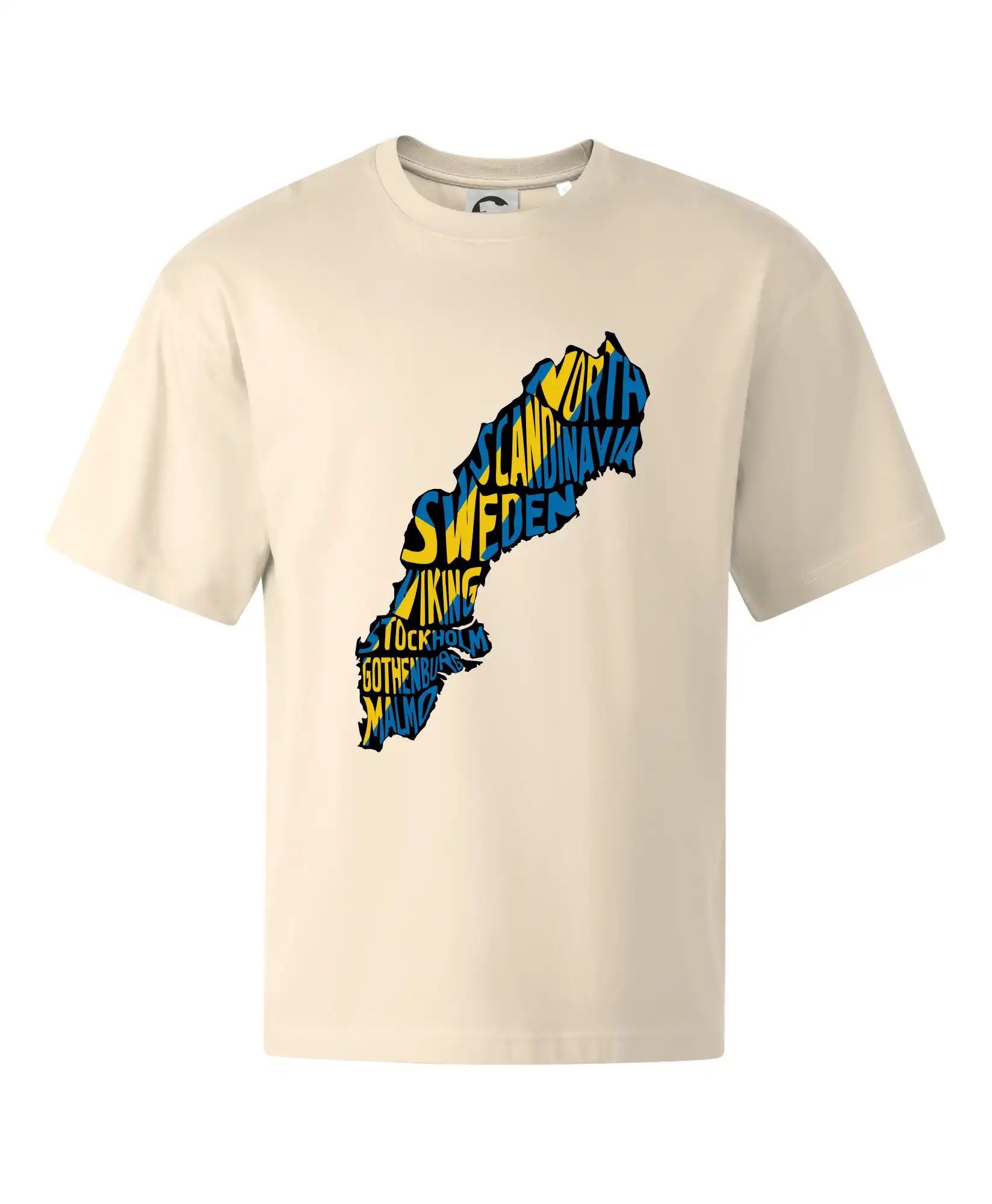 Mapy - názvy měst - Švédsko