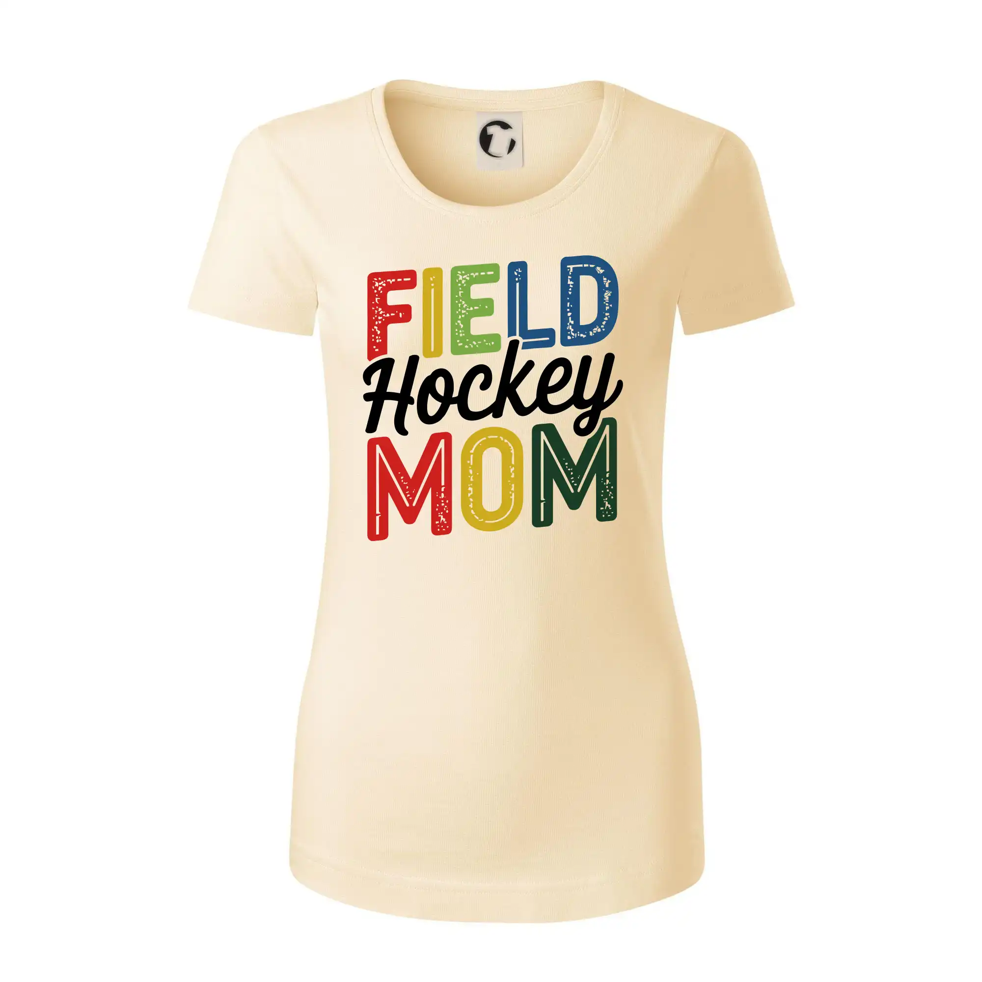 Ostatné športy - Field hockey mom - tlačiaci a písací - Dámske tričko z organickej bavlny Origin (GOTS)