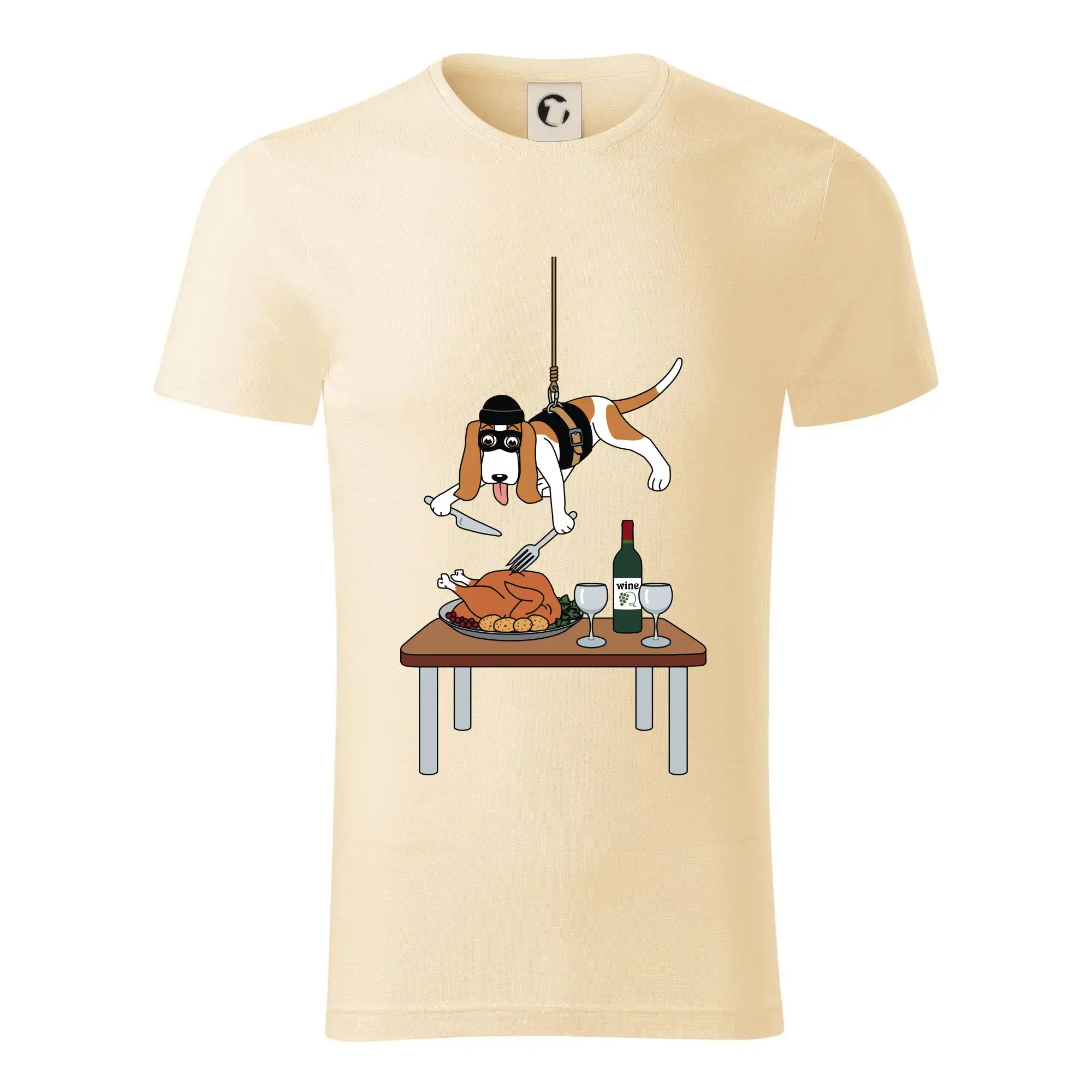 Ostatné psie plemená - Malý zlodej - baset (Hana-creative) - Tričko z organickej bavlny