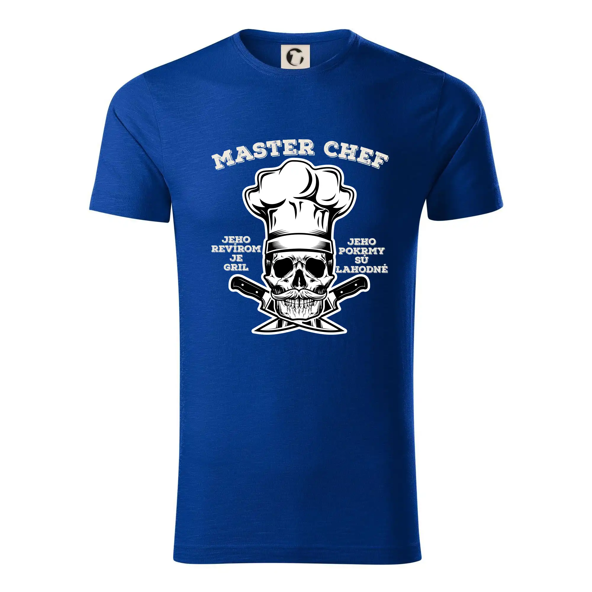 Tričká a zástery na grilovanie - Master chef revír SK - Tričko z organickej bavlny