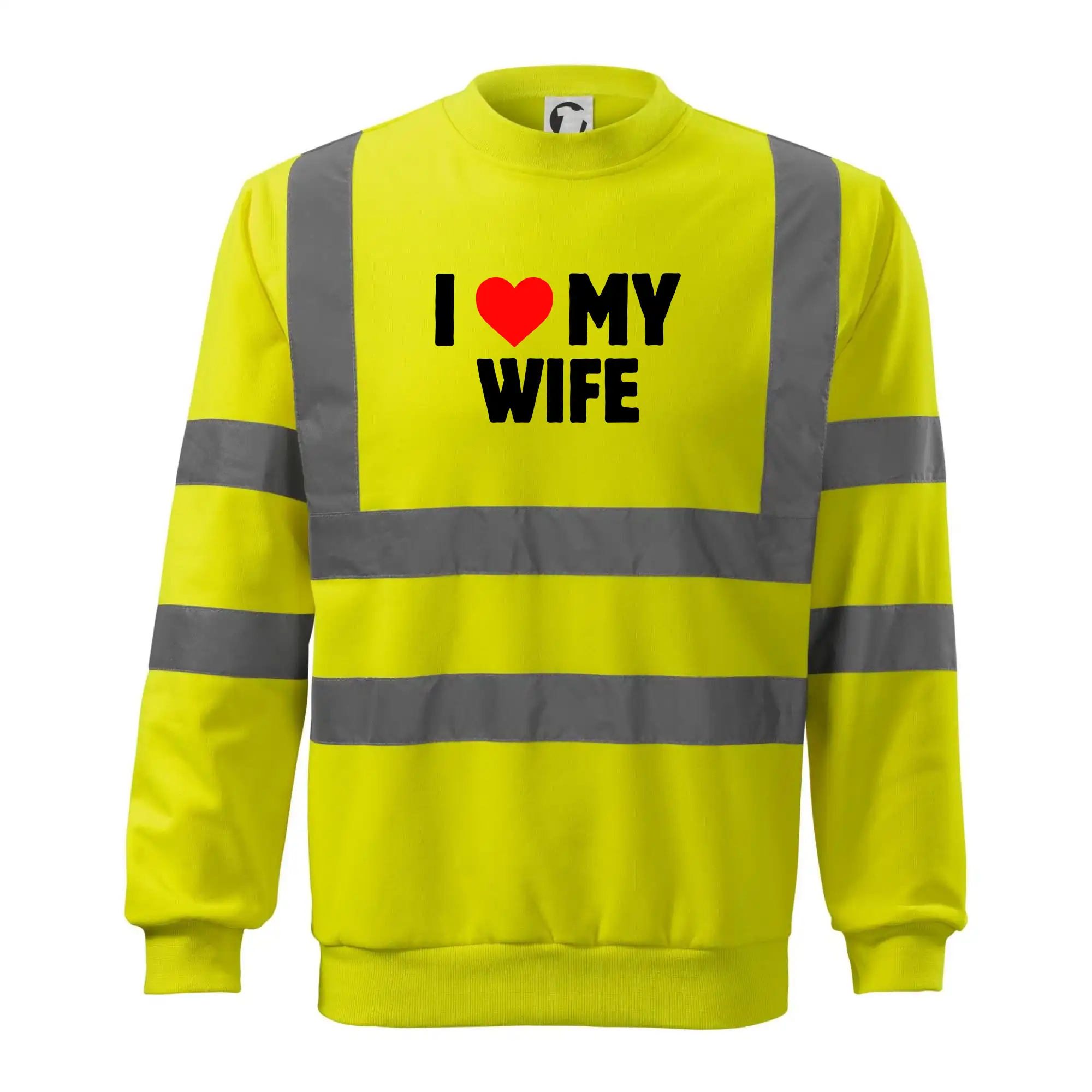 Tričká pre zamilovaných - I love my wife - Reflexná mikina