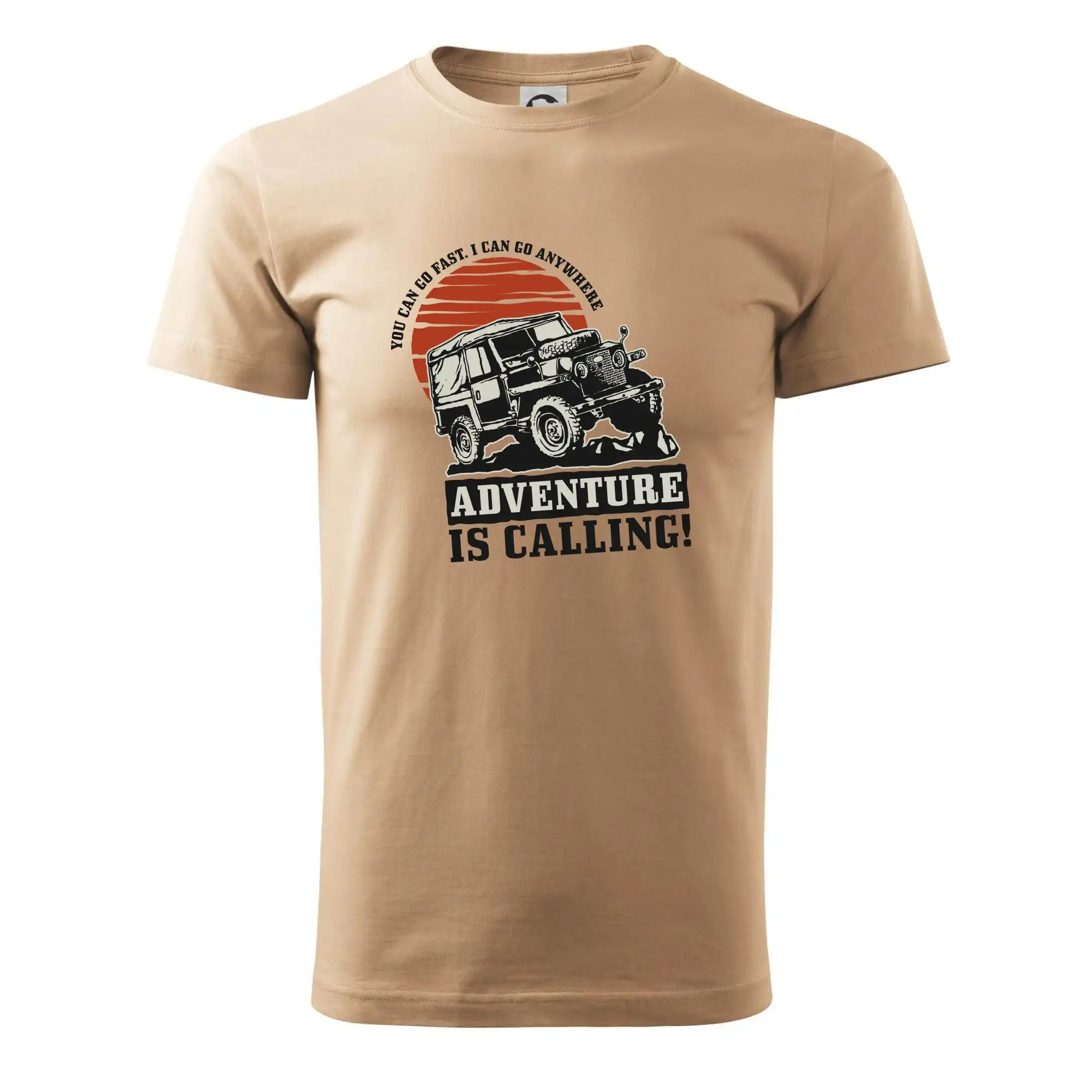 Auto tričká - Adventure is calling 4x4 - Pánske tričko nižšej gramáže