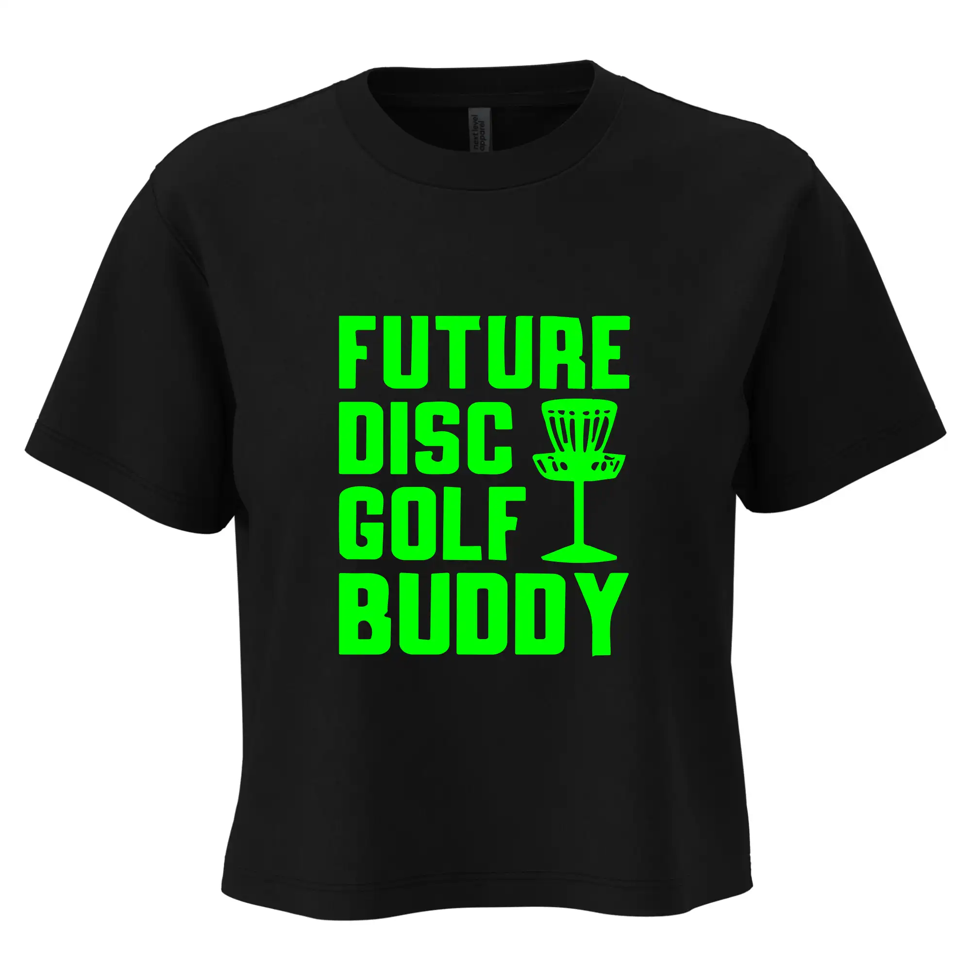 Future disc golf buddy - Boxy cropped tričko OVERSIZE