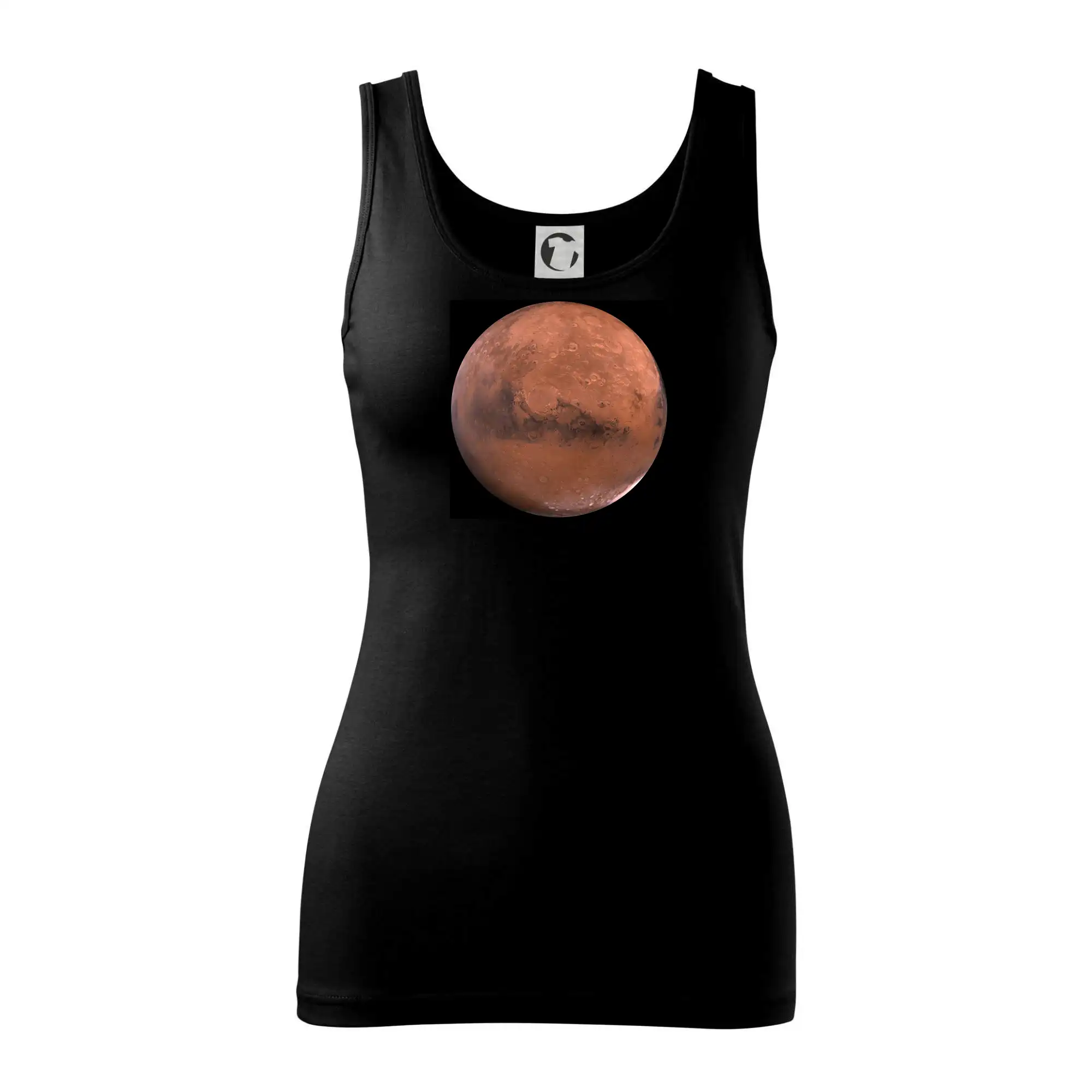 Vesmirne tričká - Fotky planét - Mars - Dámske tielko