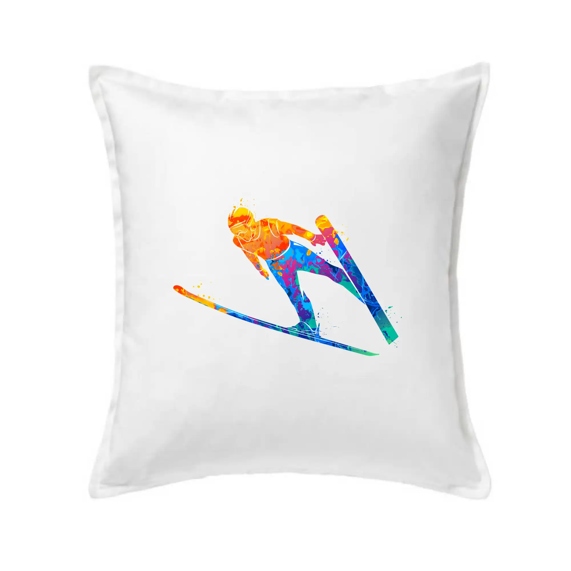 Lyže a Snowboard - Skokan na lyžiach splash - Vankúš 50x50