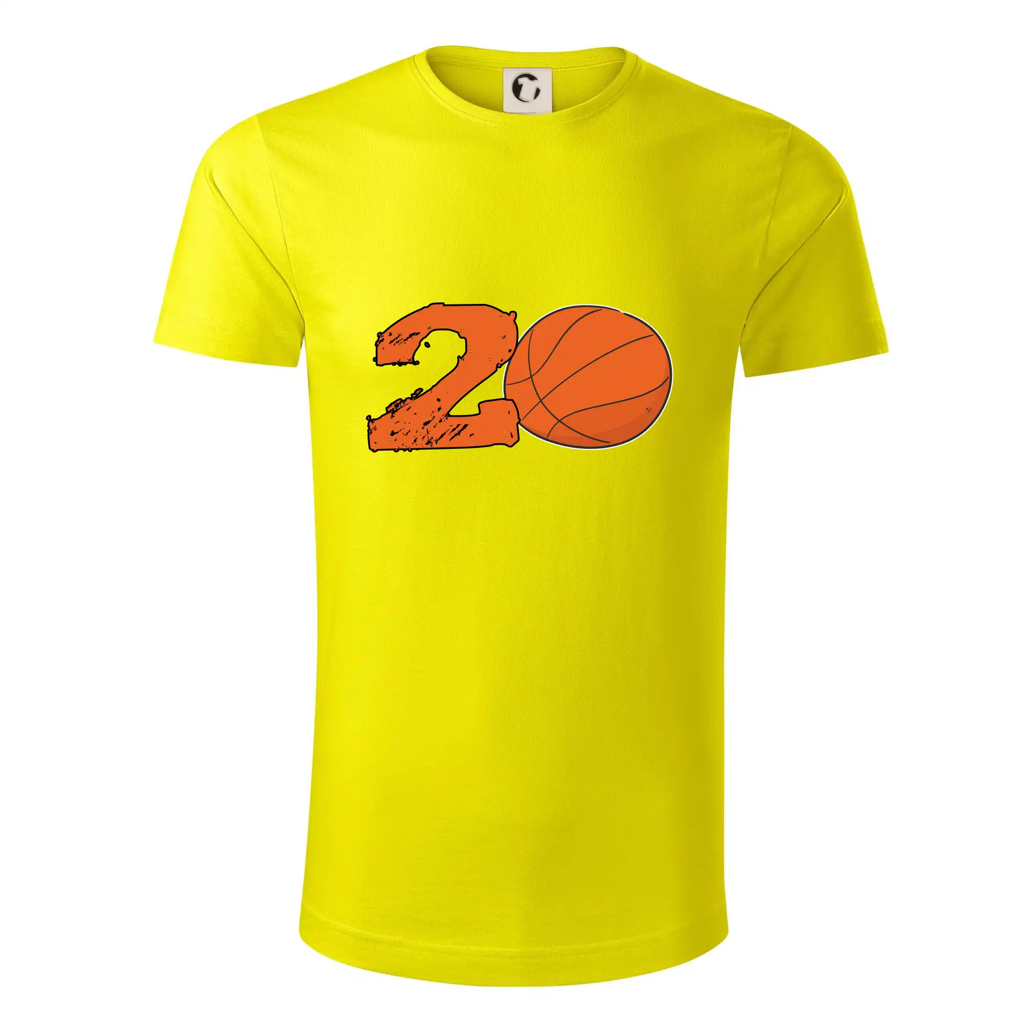 Basketbalová tričká - Basketball okrúhle narodeniny 20 - Tričko z organickej bavlny