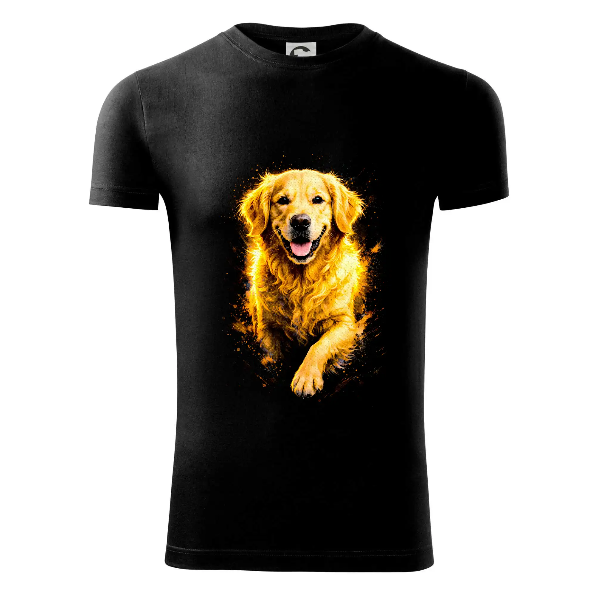 Ostatné psie plemená - Obrázok poltón Zlatý retriever bežiaci - Viper FIT - Pánske zúžené tričko
