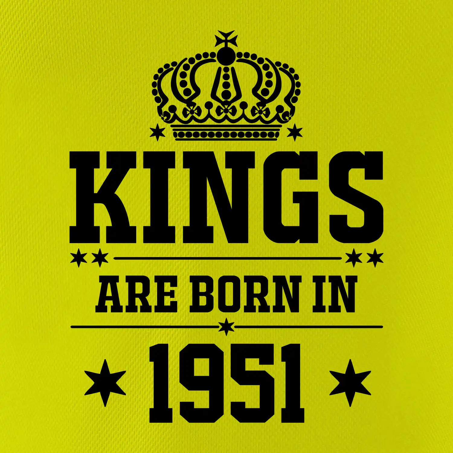 Kings are born in 1951