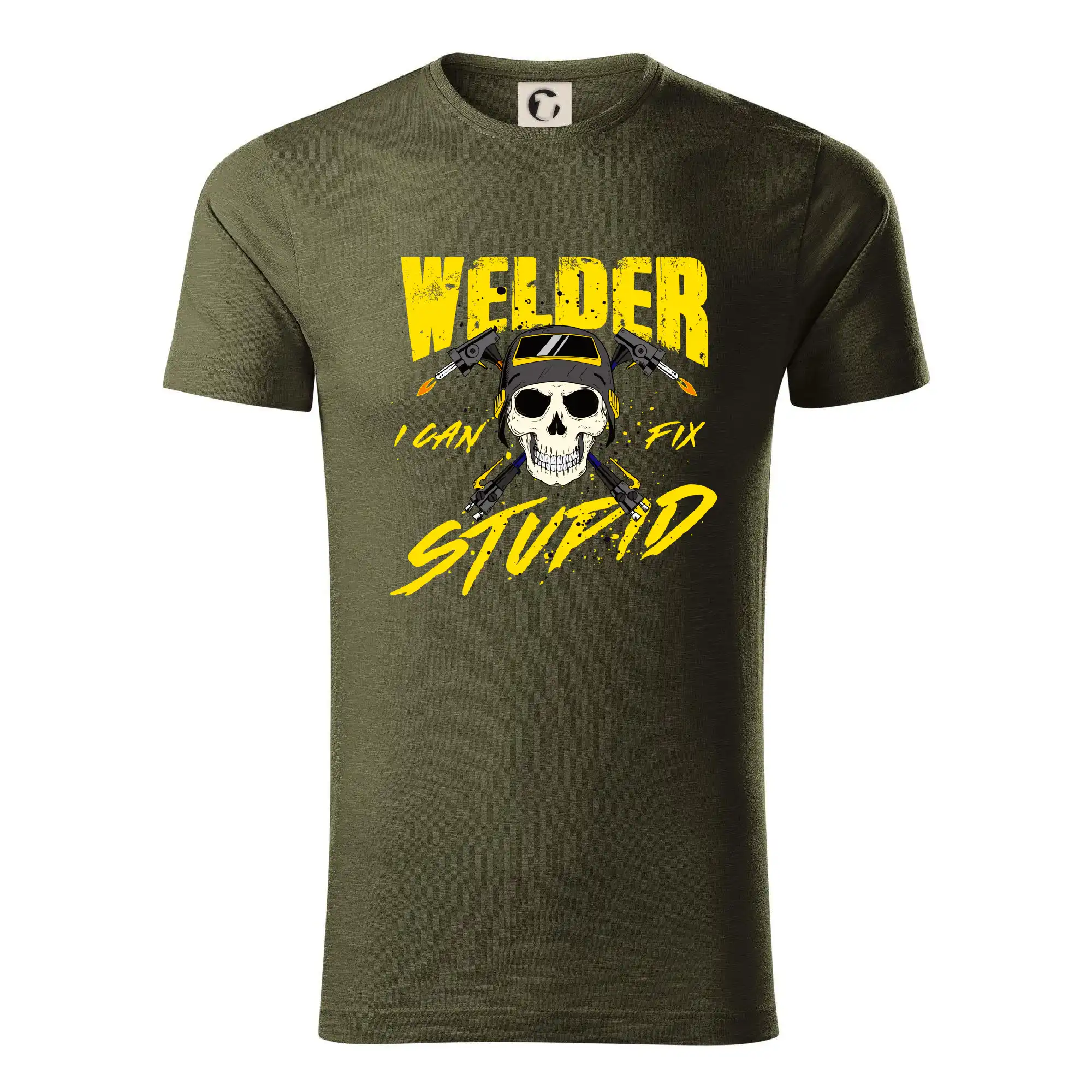 Tričká pre zvárača - Welder I can fix stupid - Tričko z organickej bavlny