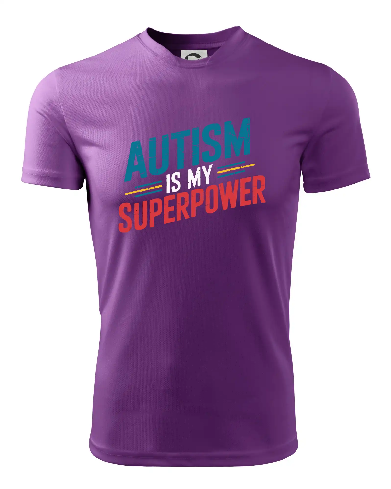 Šikmý nápis Autism is my superpower