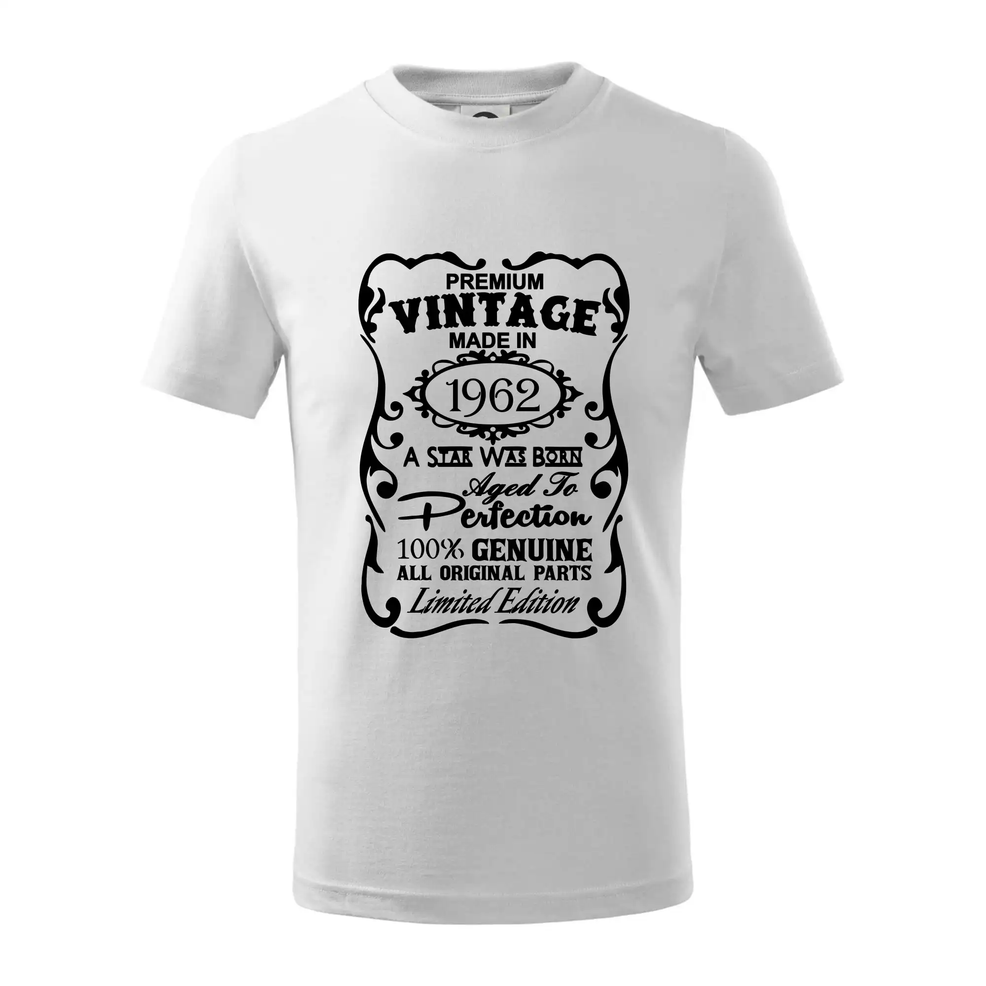 Trička s ročníkom 1962 - Vintage Etiketa - 1962 - Tričko detské bavlnené