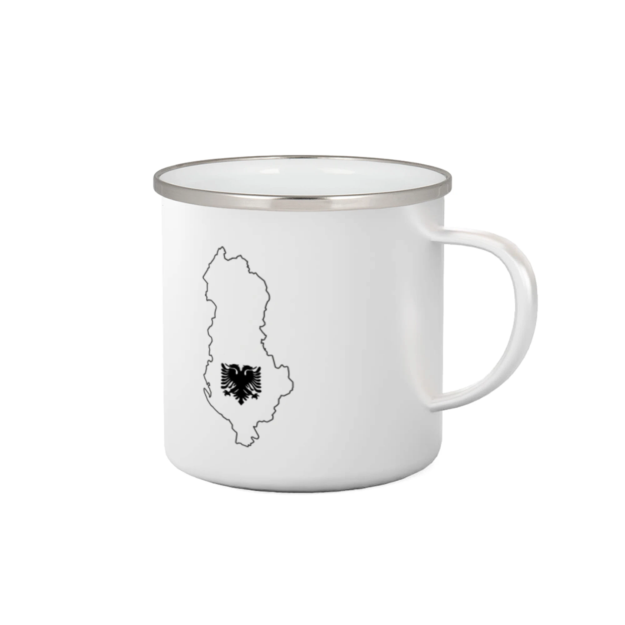 Ostatné mestá / miesta - Albánsko obrys mapa - Plecháčik